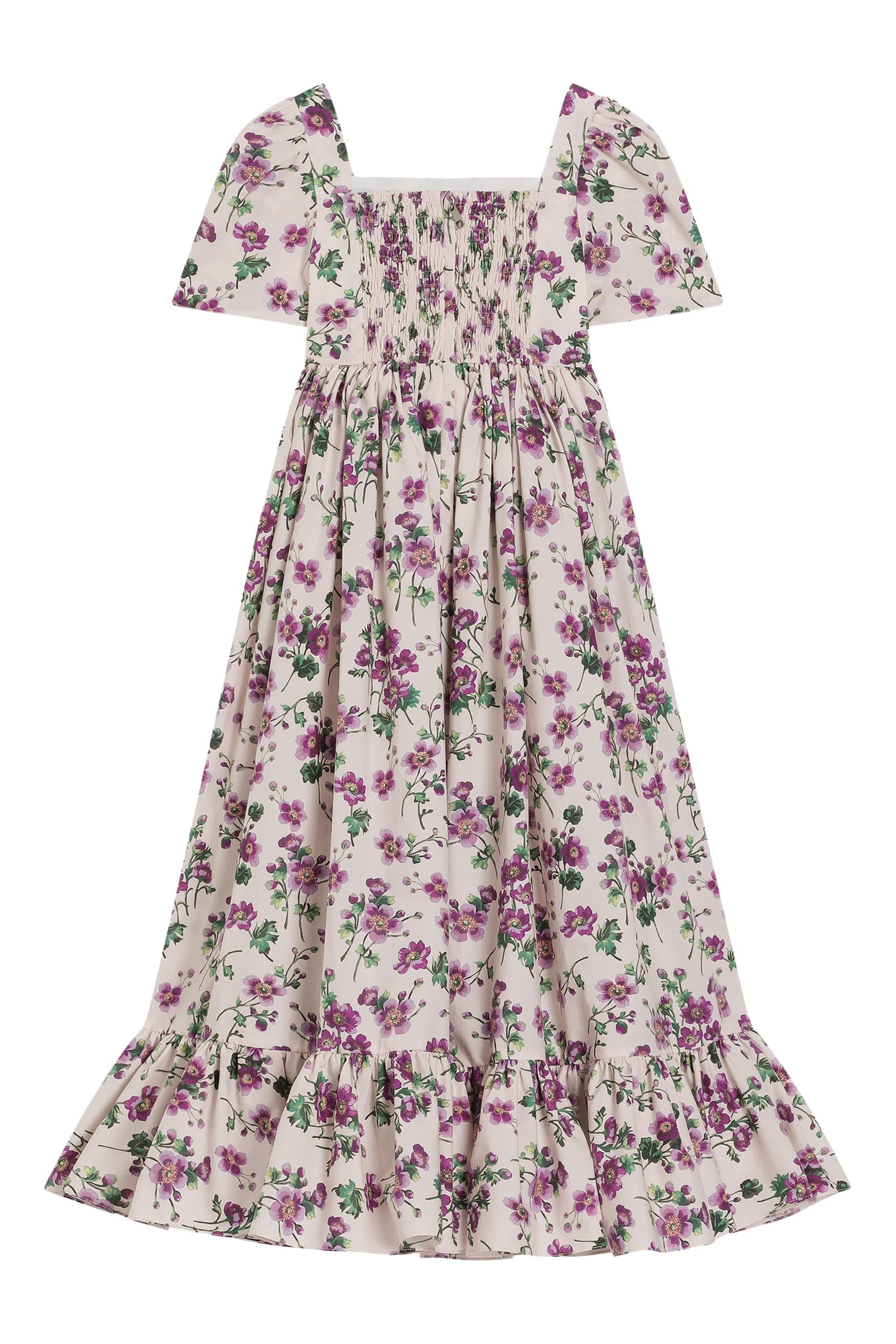 فستان بنقشة زهور للأطفال