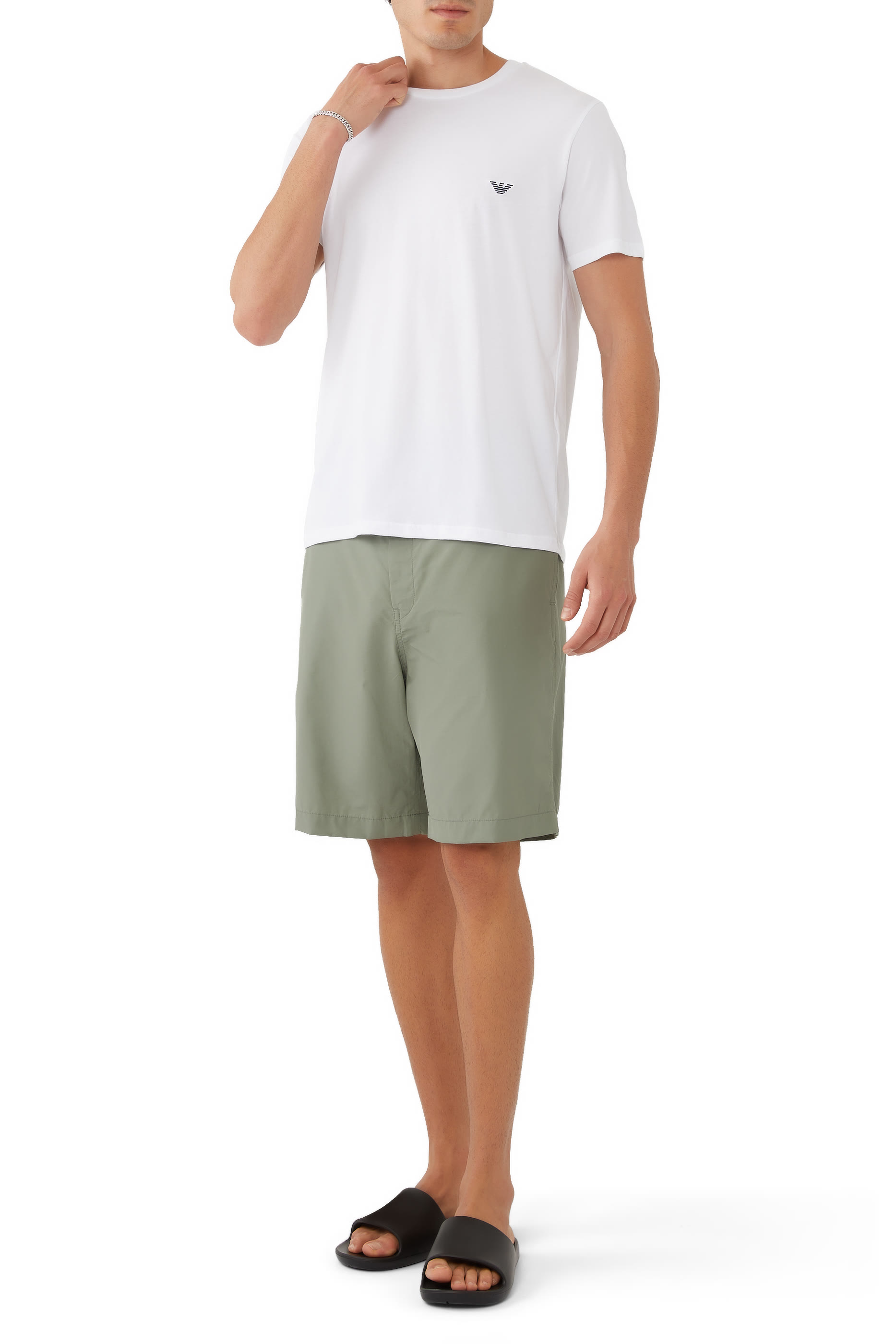 تيشيرت قطن بشعار الماركة