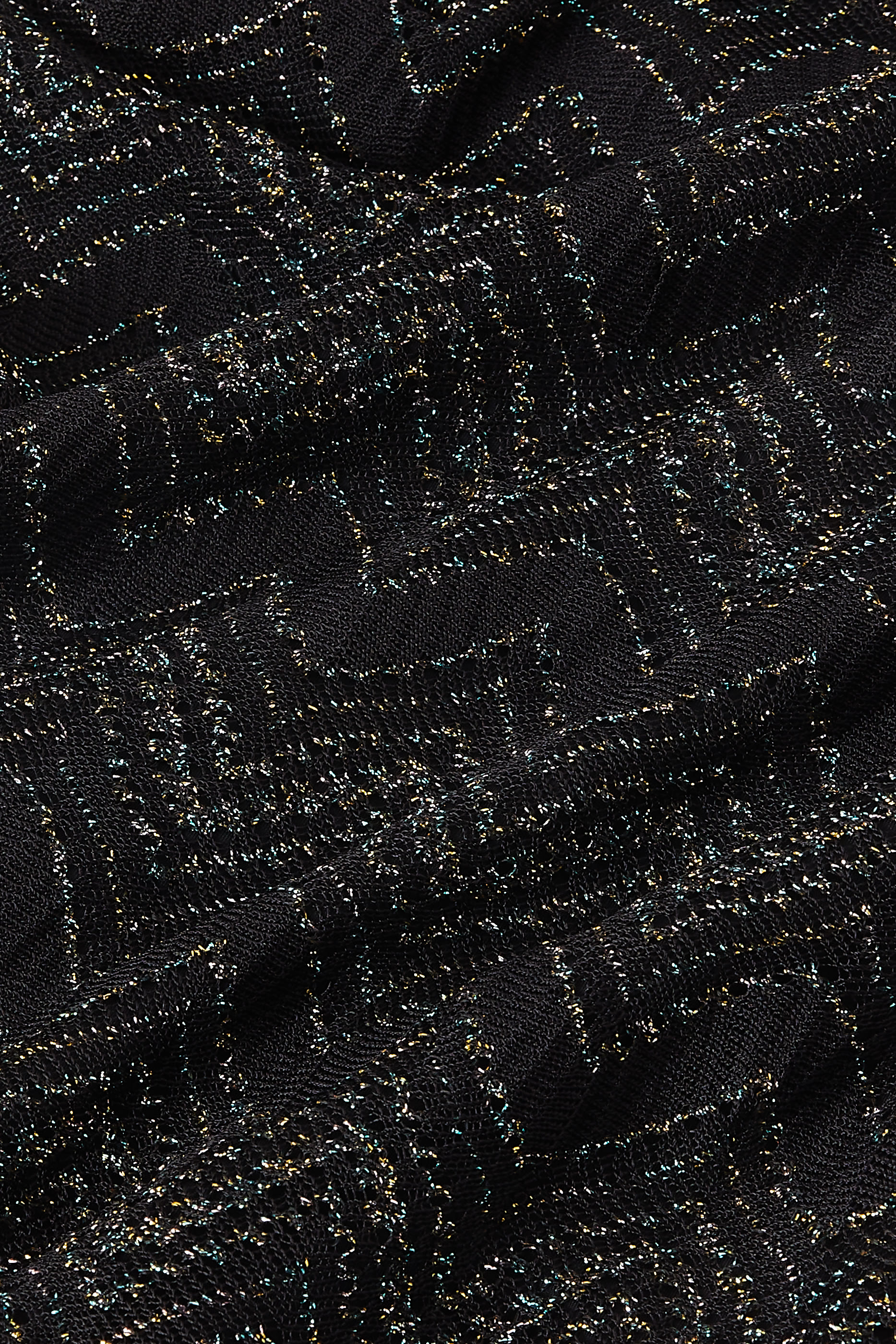 بدلة سباحة مار مخططة نسيج كروشيه لامع