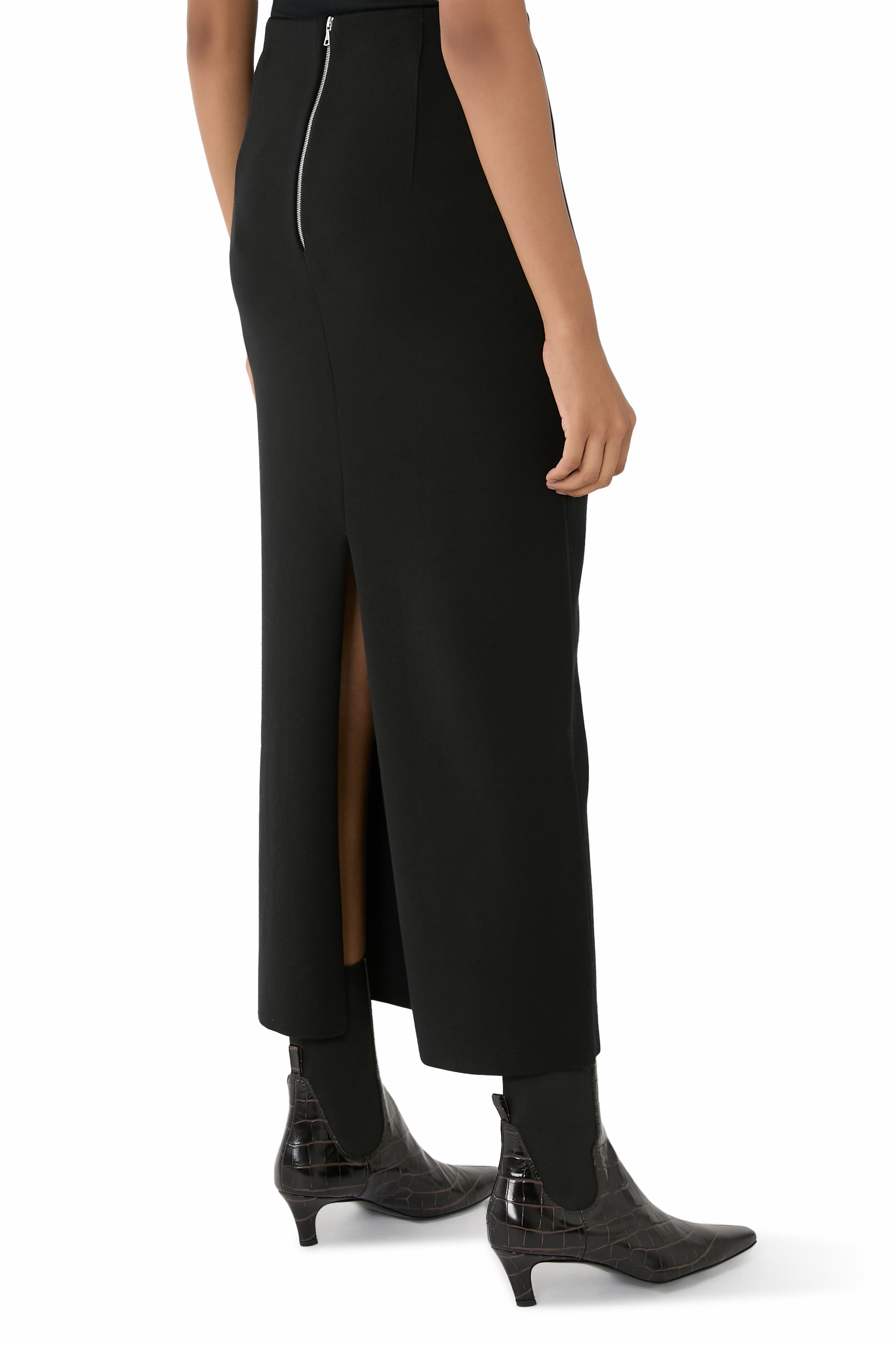  تنورة منسوجة صوف مطاطي دبل فيس