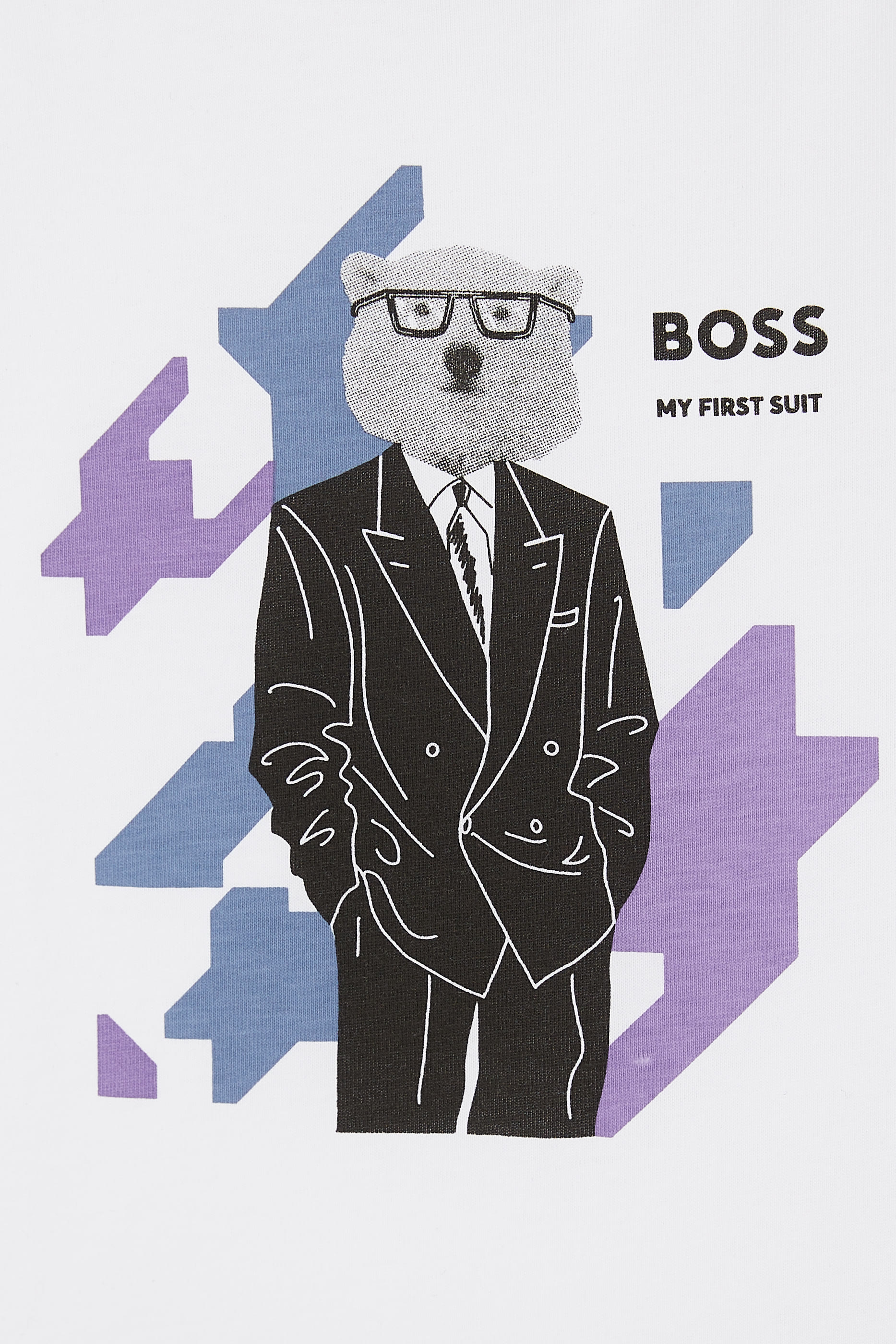 تيشيرت بطبعة شعار الماركة غرافيك للأطفال