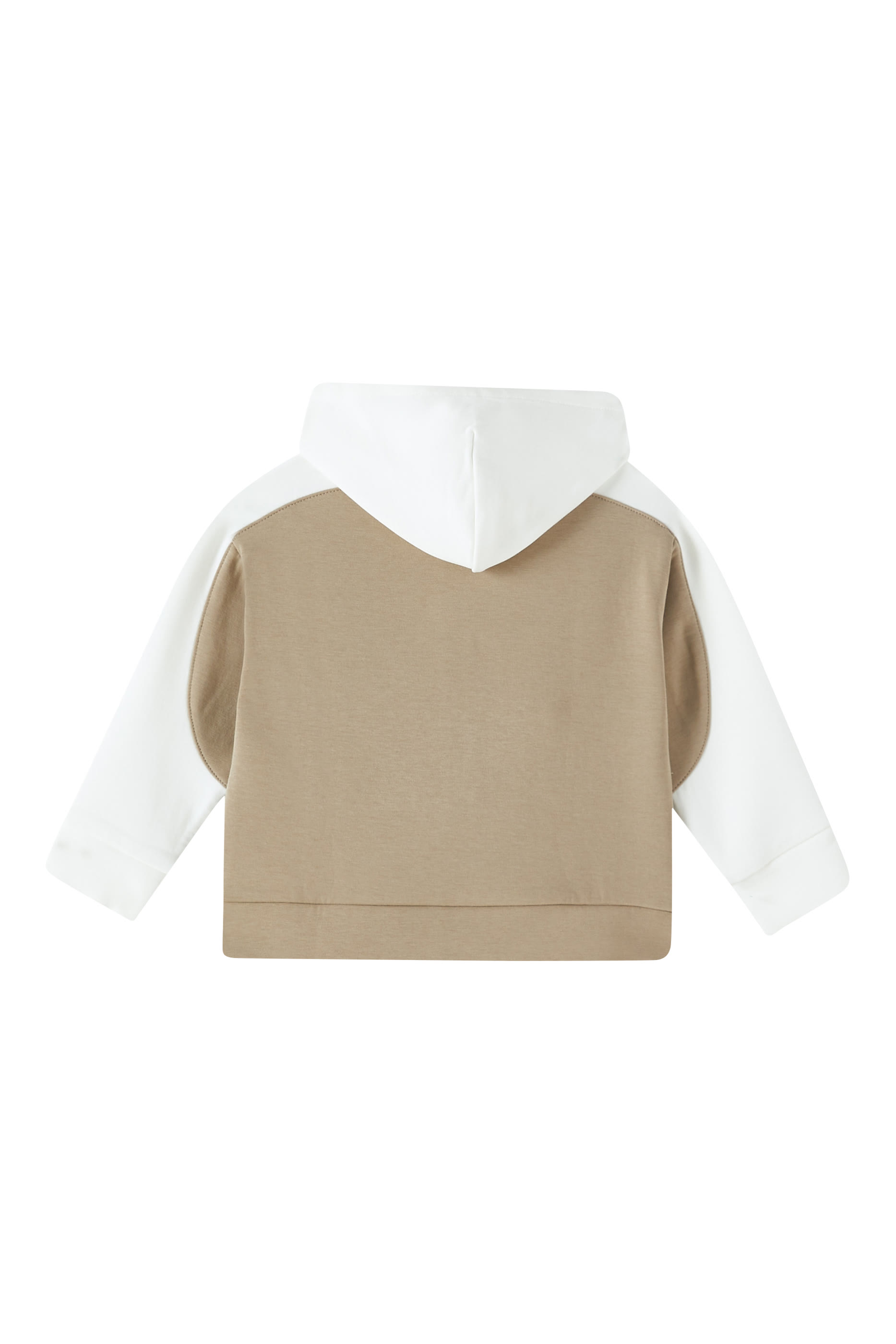 سويت شيرت بغطاء رأس بشعار الماركة للأطفال