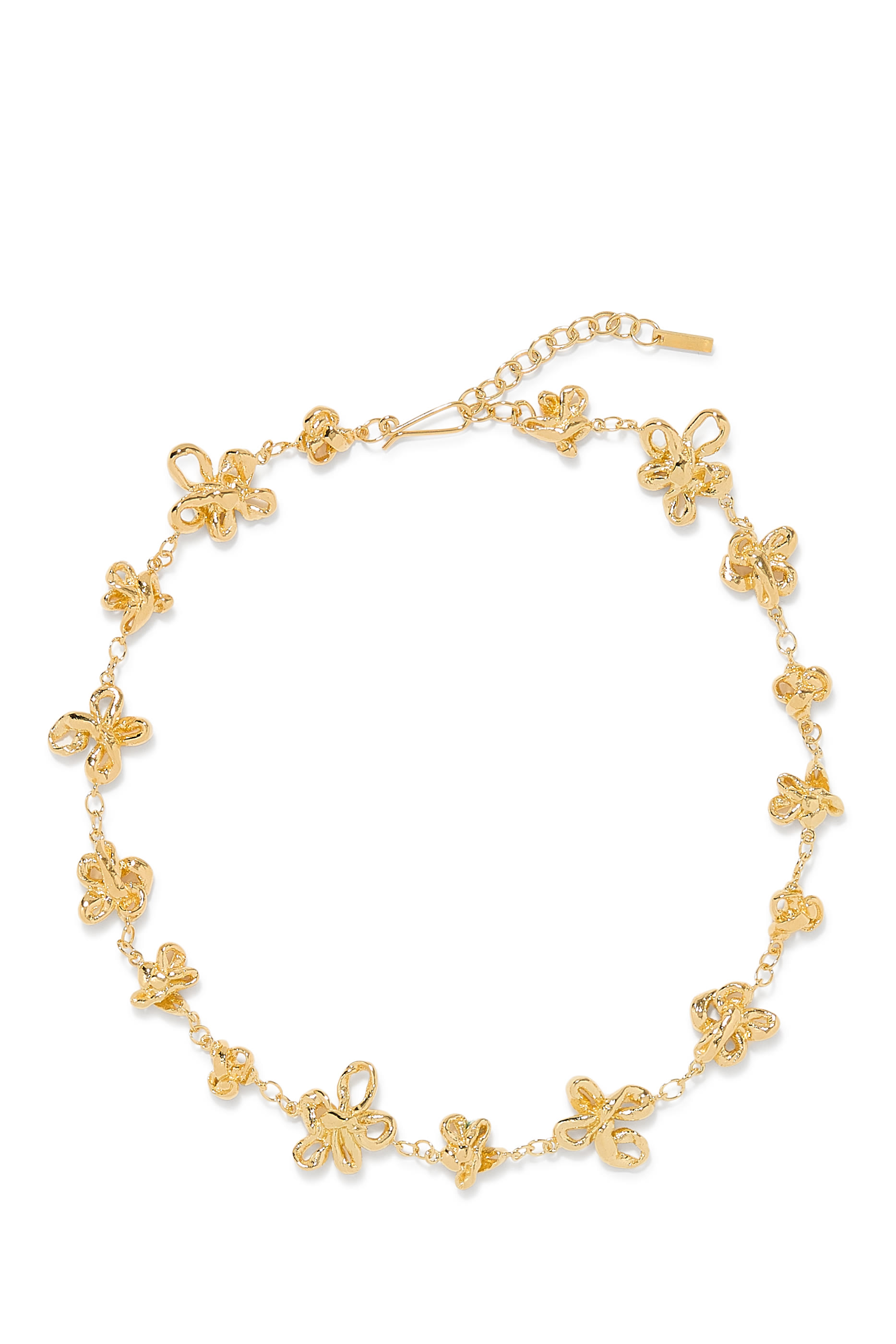 قلادة ذا باست ويذين ذا بريزنت بحلي بتصميم زهرة، نحاس مطلي بذهب أصفر عيار 18