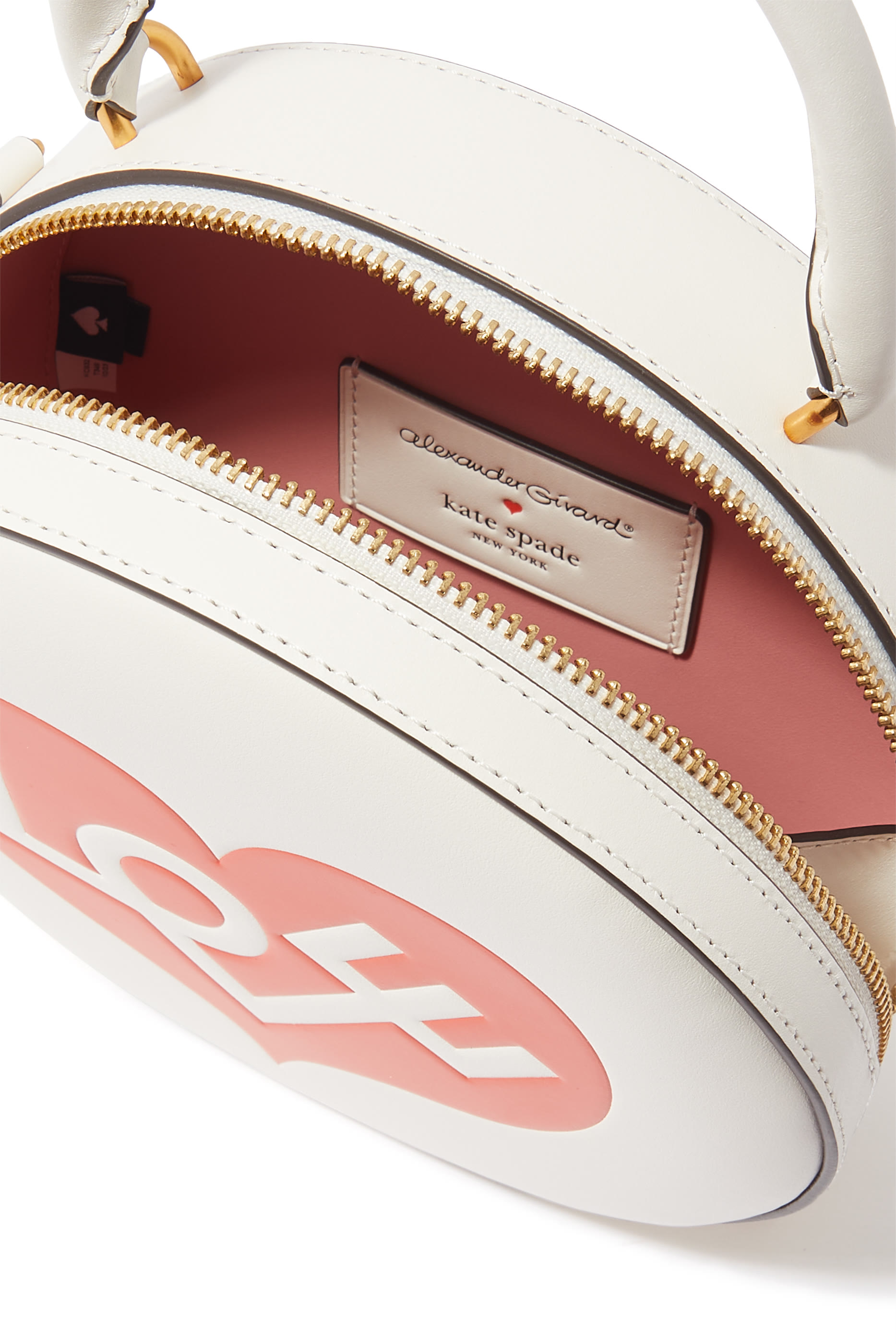 حقيبة كروس مزينة بنقشة قلب كايت سبايد x الكسندر جيرارد