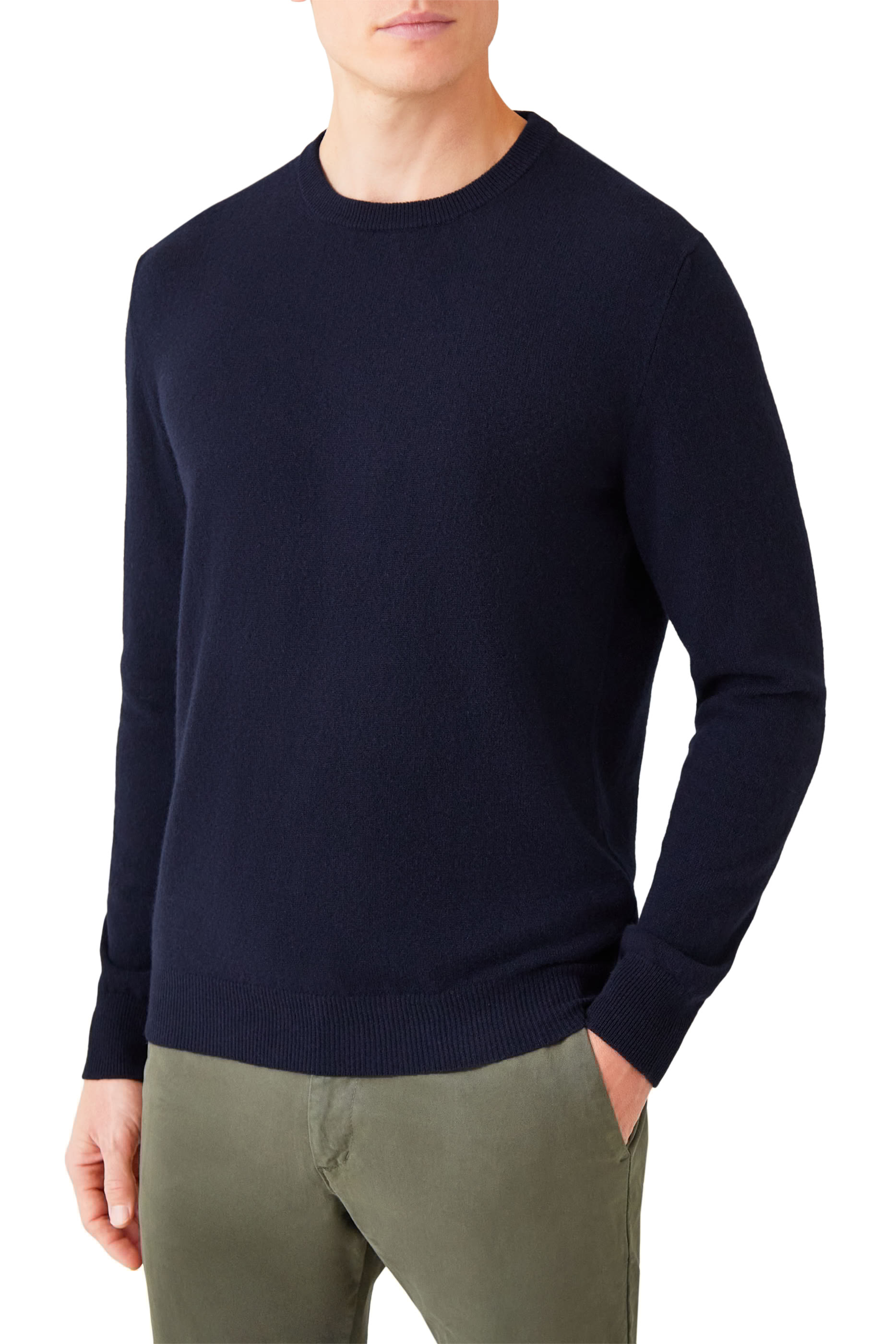 سترة بياقة ضيقة كشمير