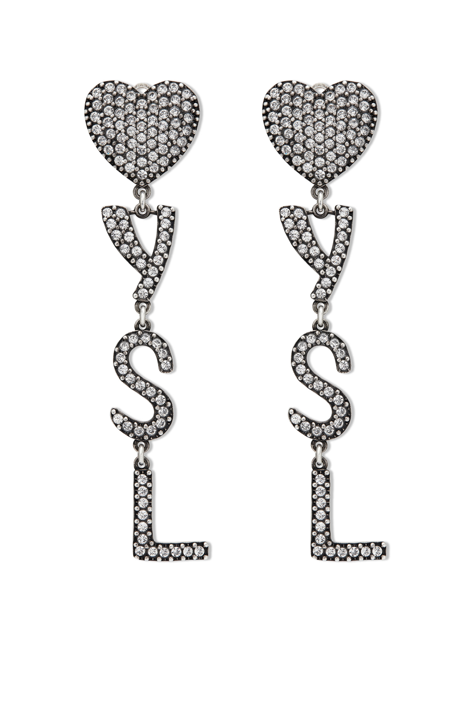 أقراط أوبيوم بتصميم قلب