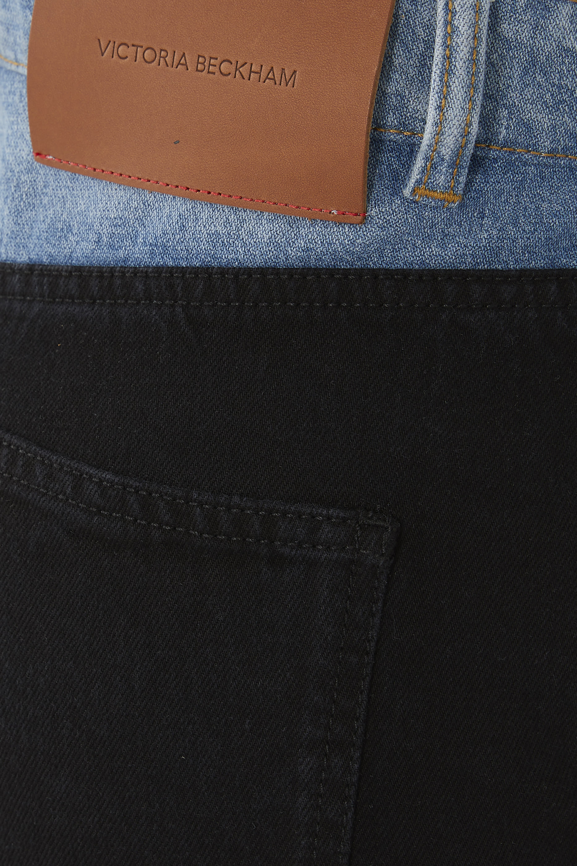 بنطال جينز جوليا بقصة ساق مستقيمة وخصر مرتفع