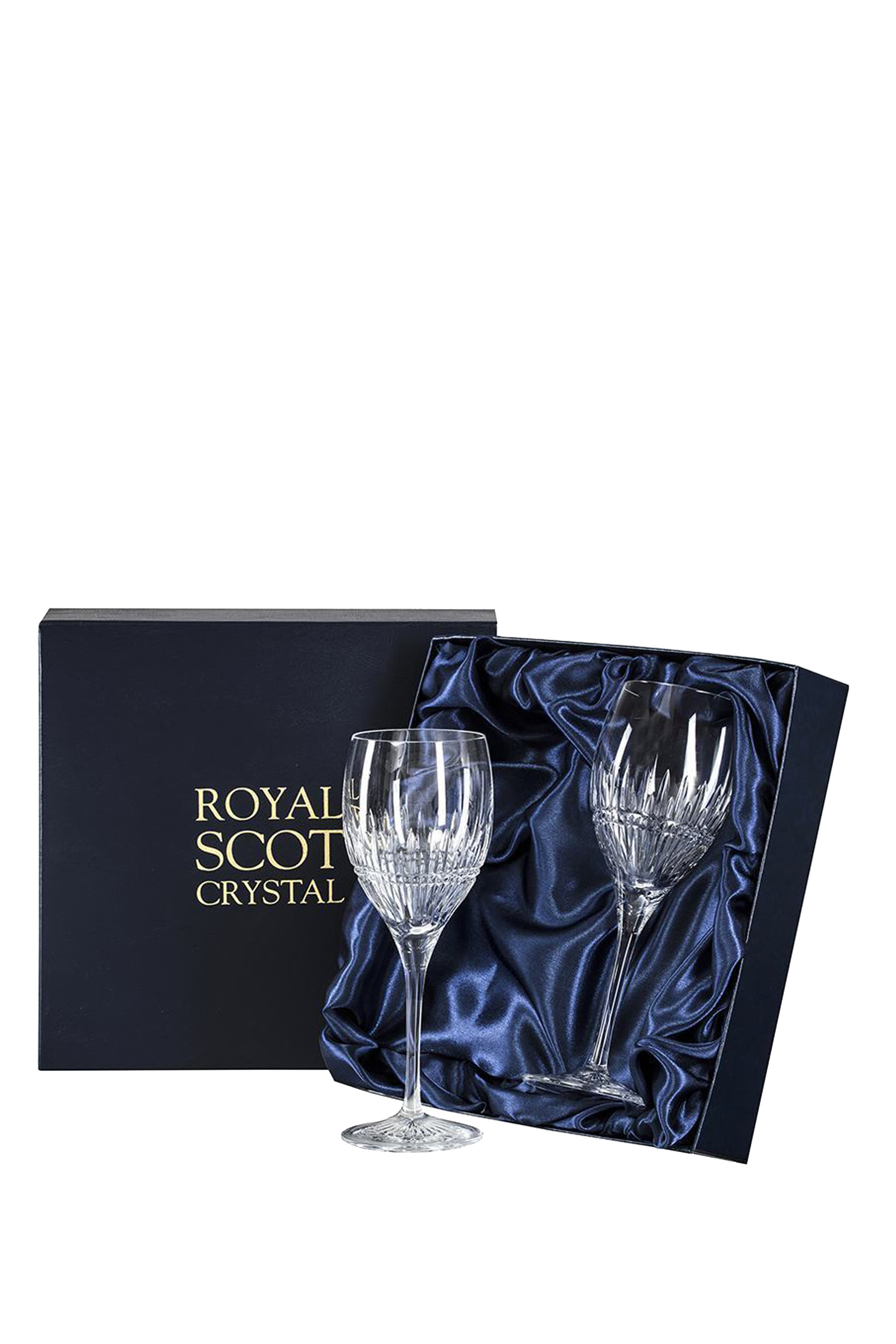 طقم كؤوس ايونا للمشروبات الفاخرة كريستال كبير قطعتين