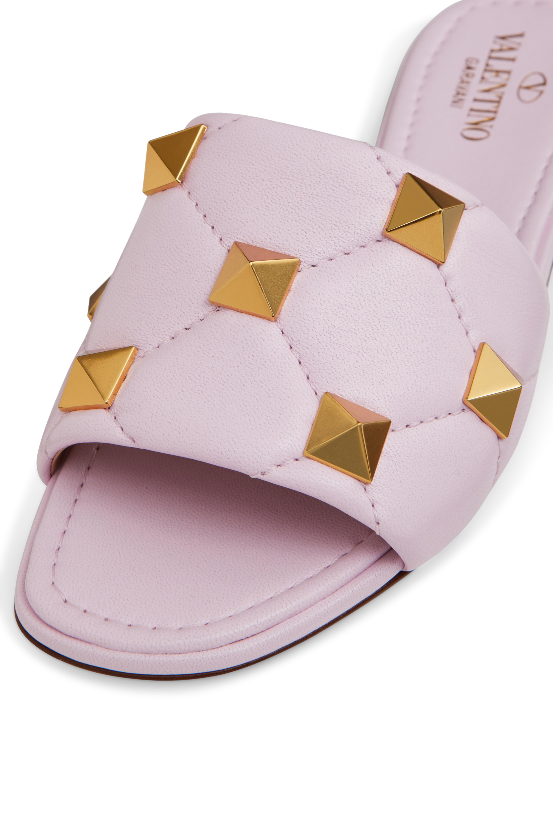 حذاء مفتوح رومان بحلي هرمية