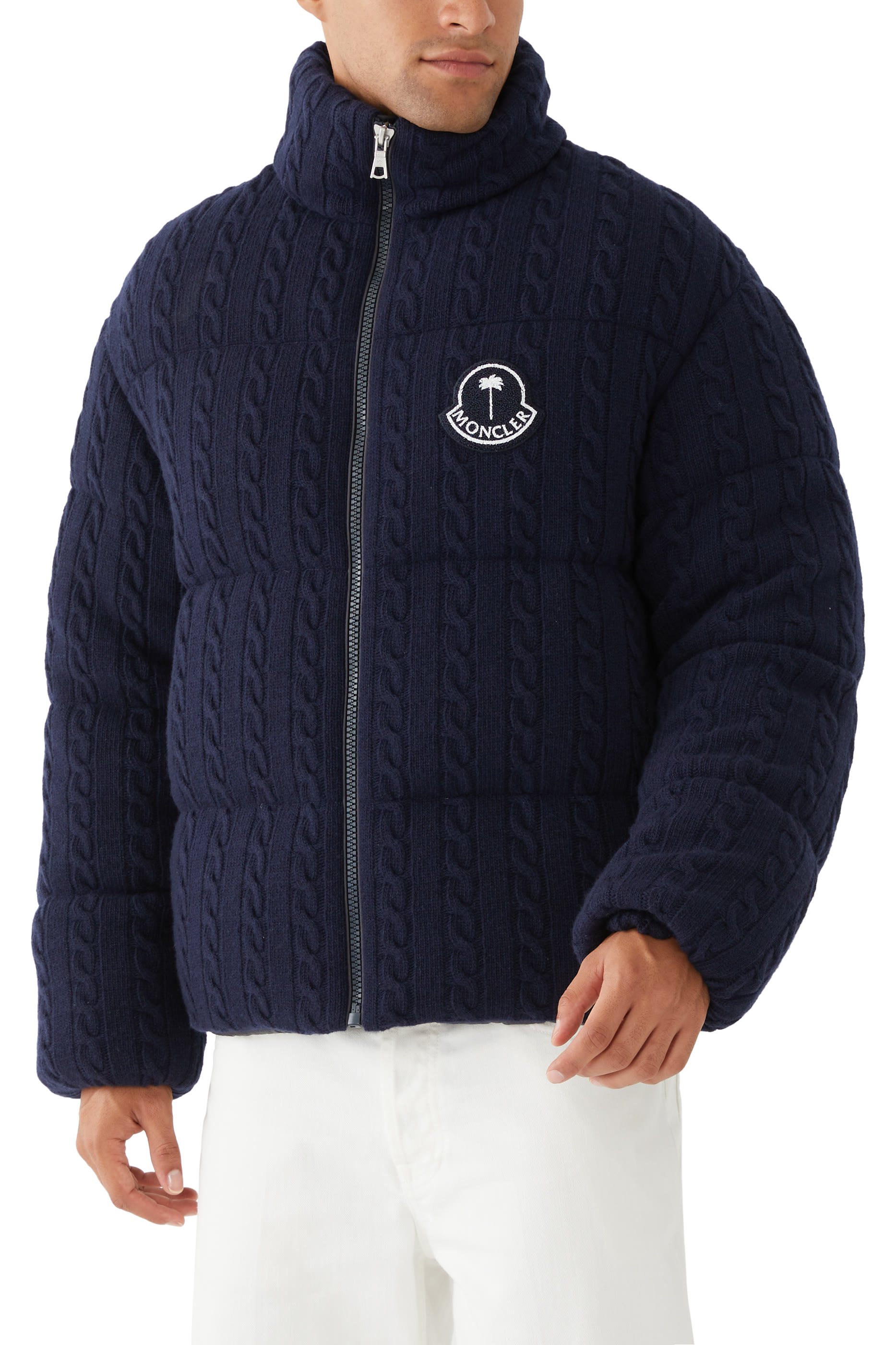 جاكيت قصير أوسترو  × بالم انجلز مبطن بالزغب