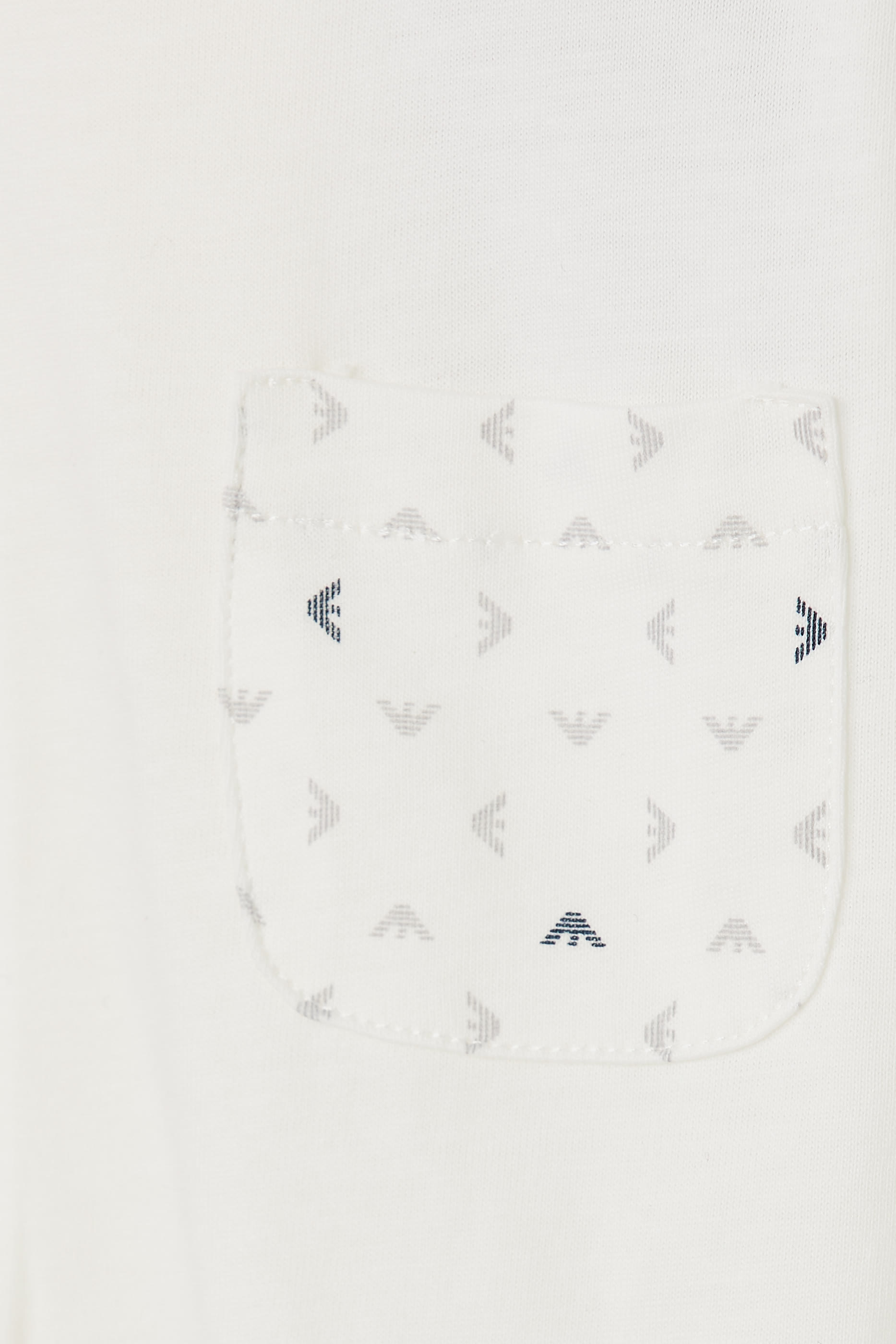 طقم جمبسوت ومريلة بشعار الماركة