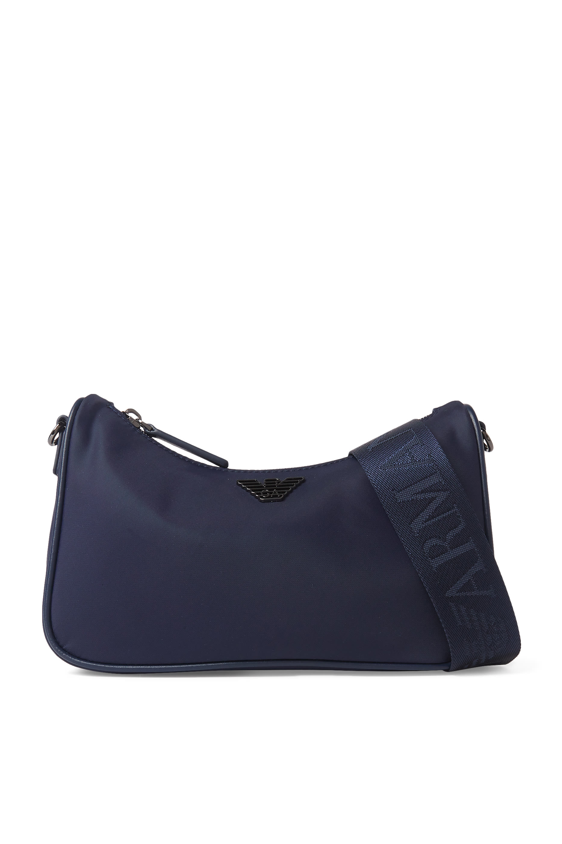 حقيبة كروس بحلية معدنية بشعار الماركة