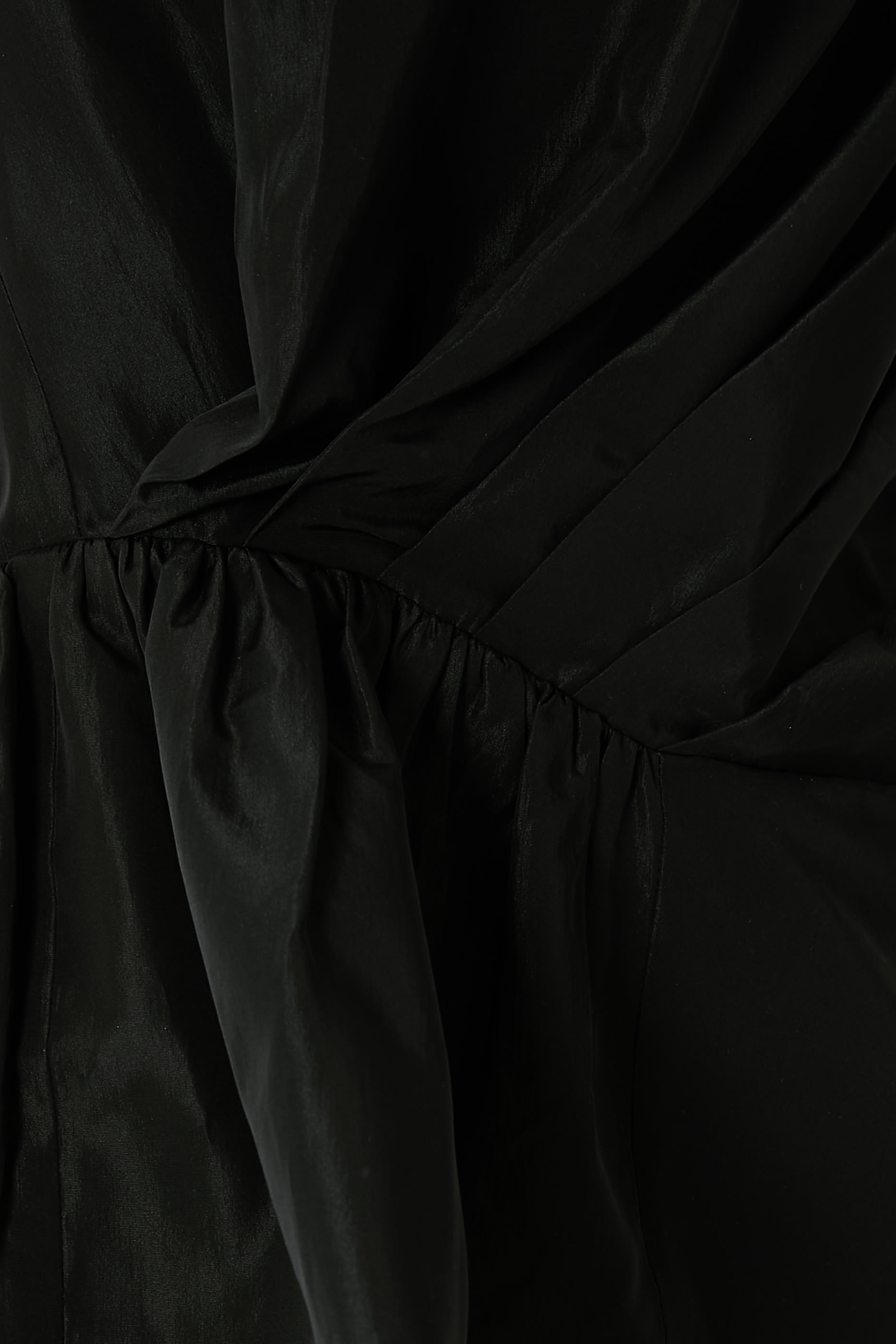 Draped Bind Peplum Top