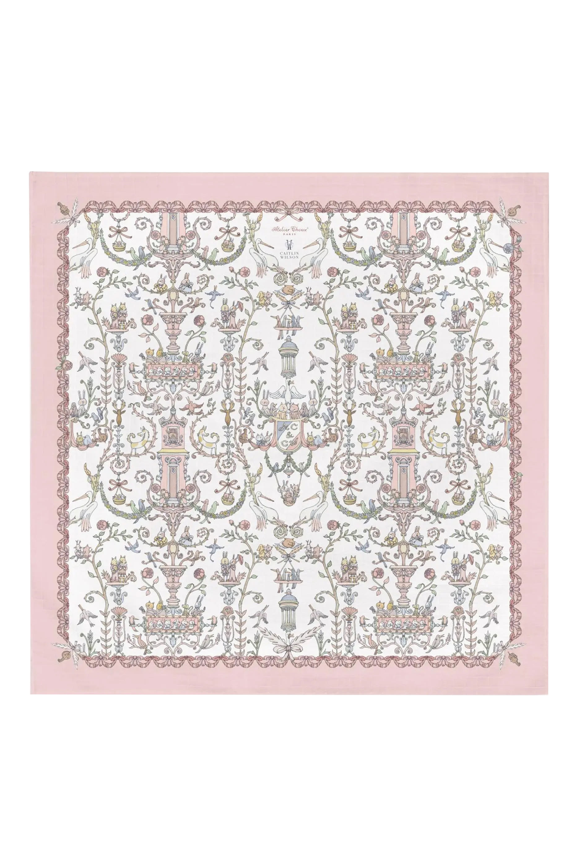 طقم وشاح كاريه ومريلة توي دو جوي للأطفال