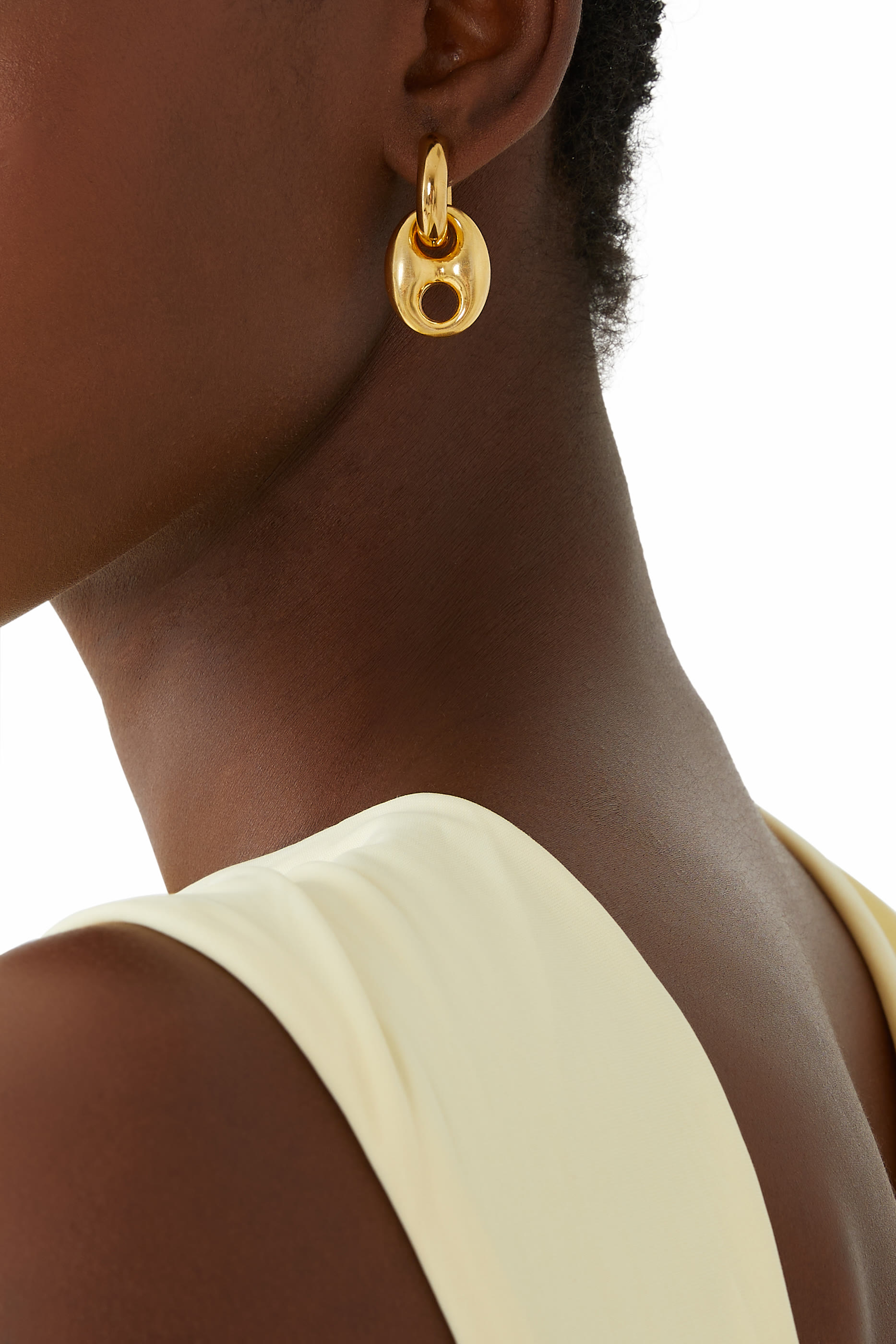 أقراط ميكس آند ماتش مرصعة بلؤلؤ، نحاس مطلي بذهب عيار 24