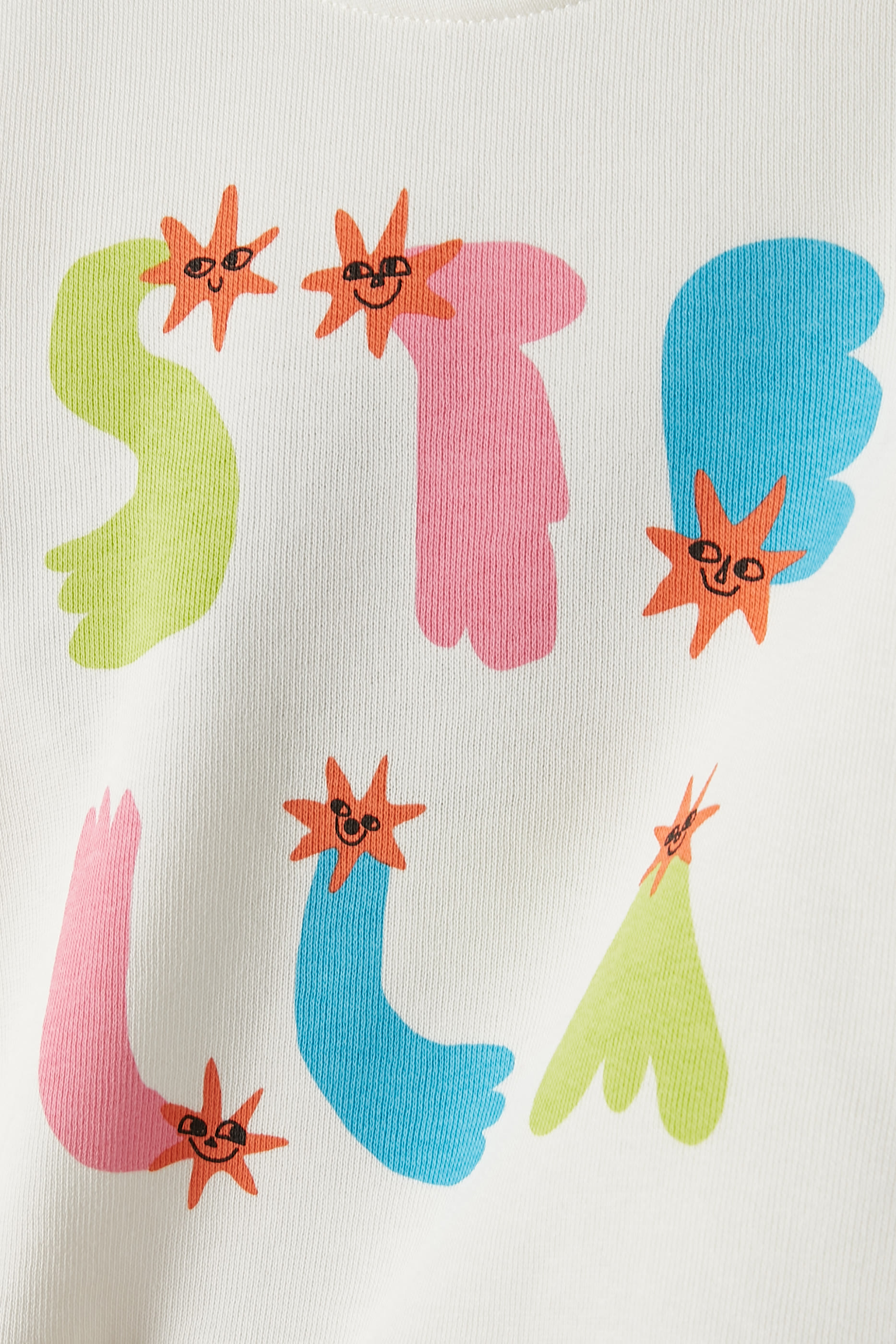 سويت شيرت بطبعة شعار الماركة للأطفال