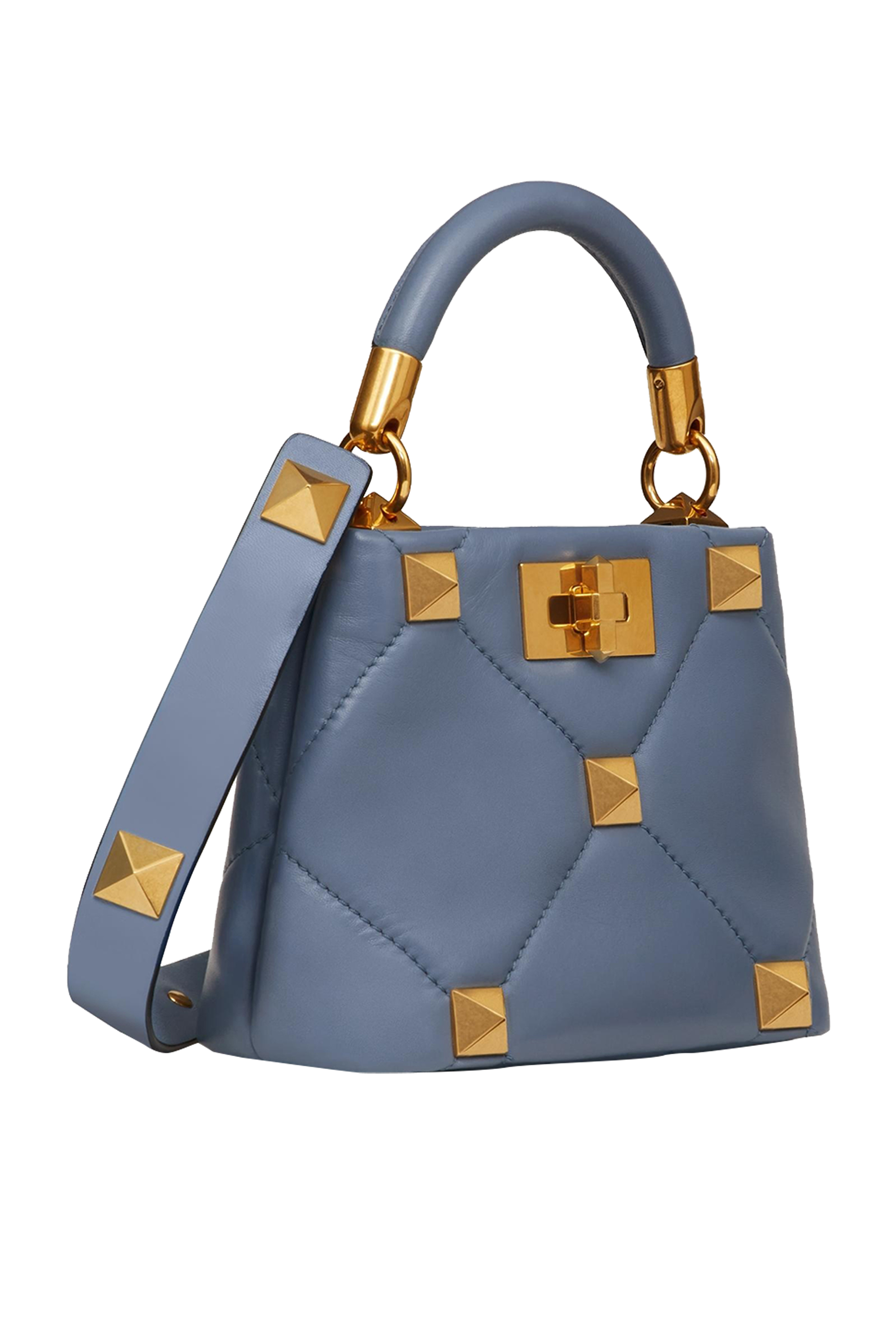 حقيبة فالنتينو غارافاني رومان صغيرة بيد علوية وحلي