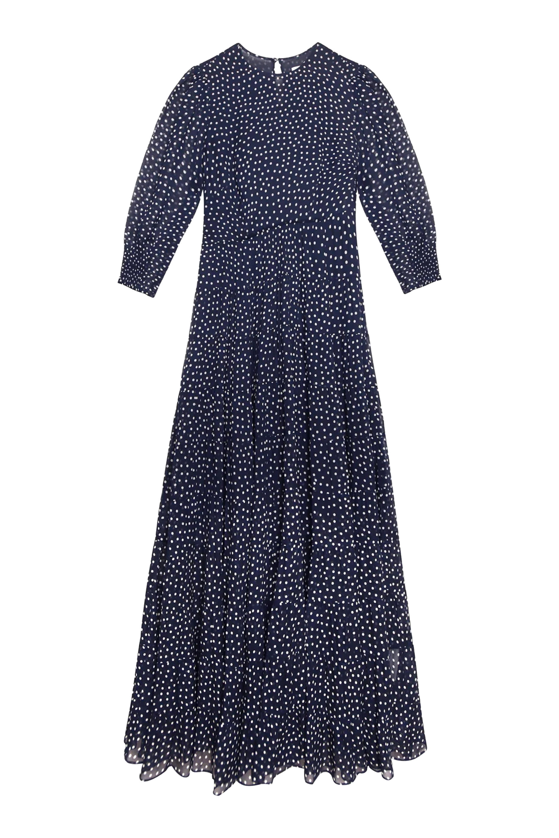 فستان كريستين متوسط الطول بتصميم متدرج