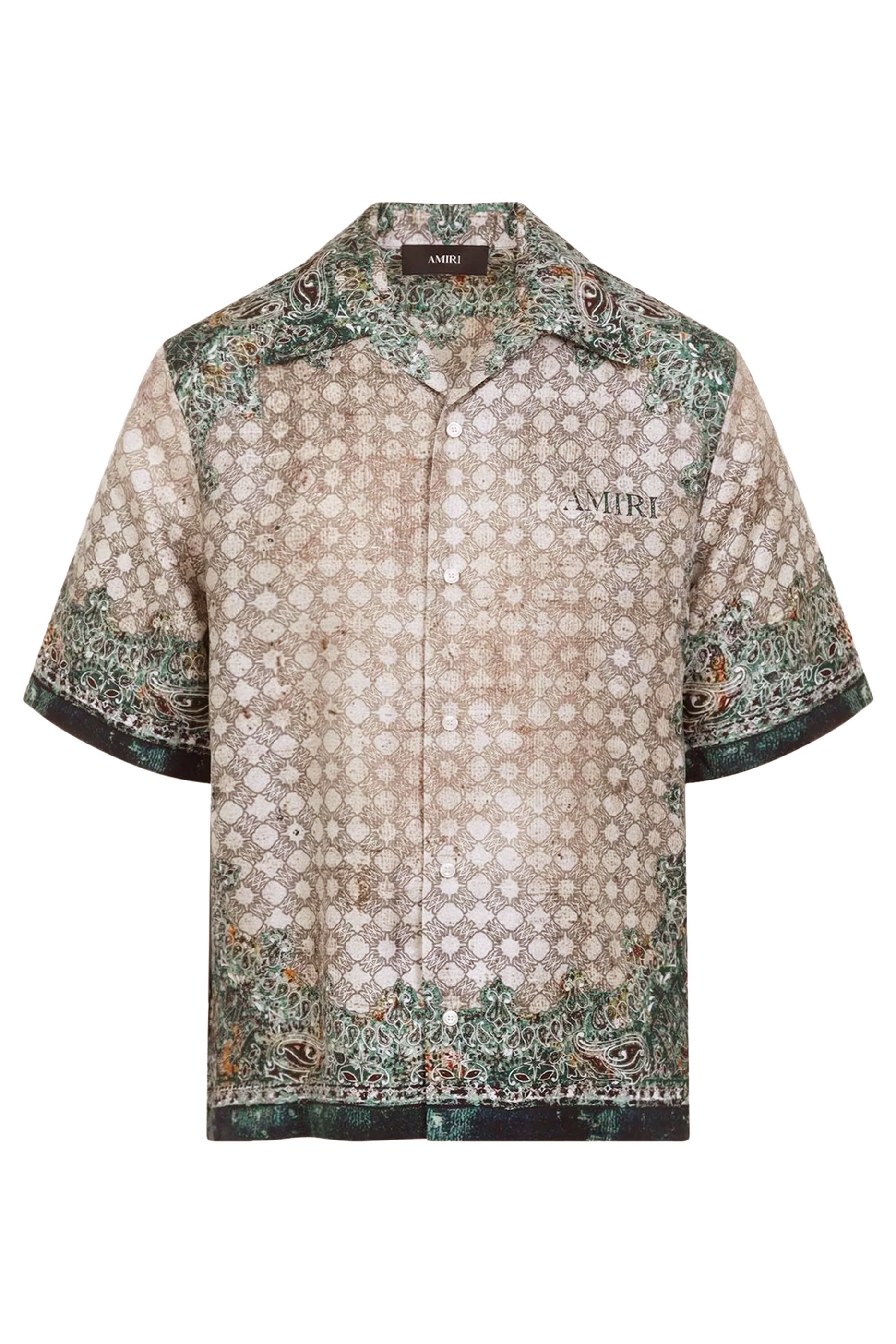 قميص بولينج بنقشة باندانا