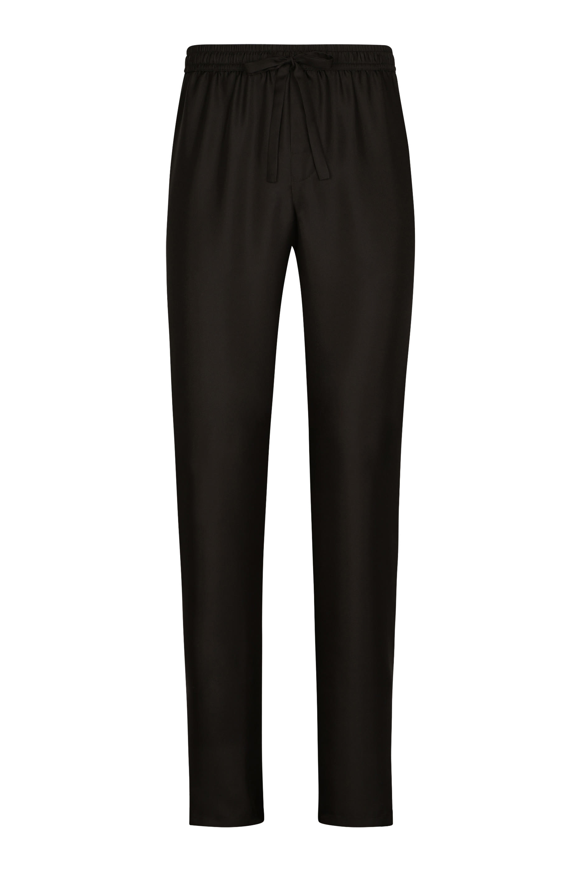 بنطال رياضي حرير برقعة شعار الماركة