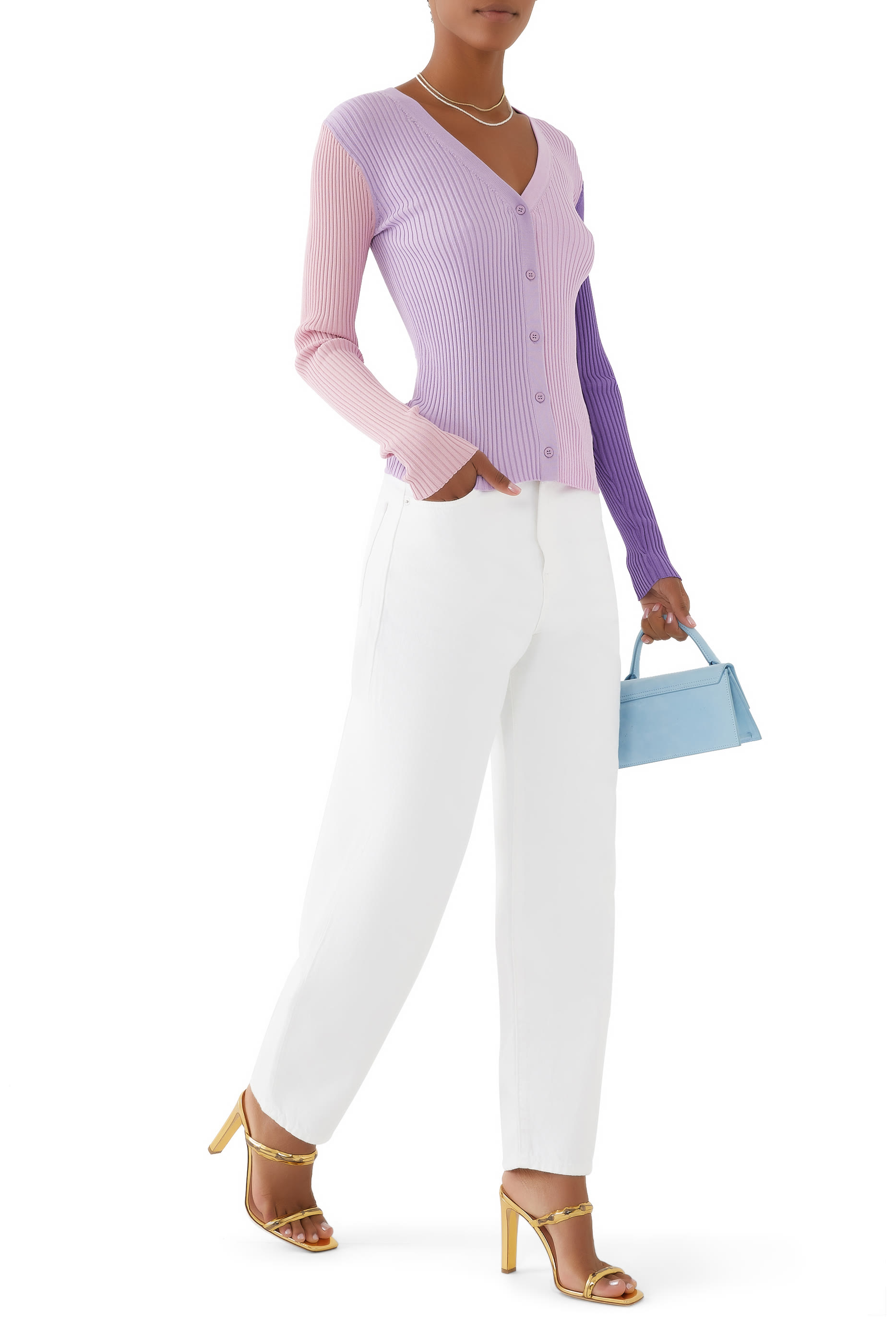 سترة كارغو بنسيج مضلع