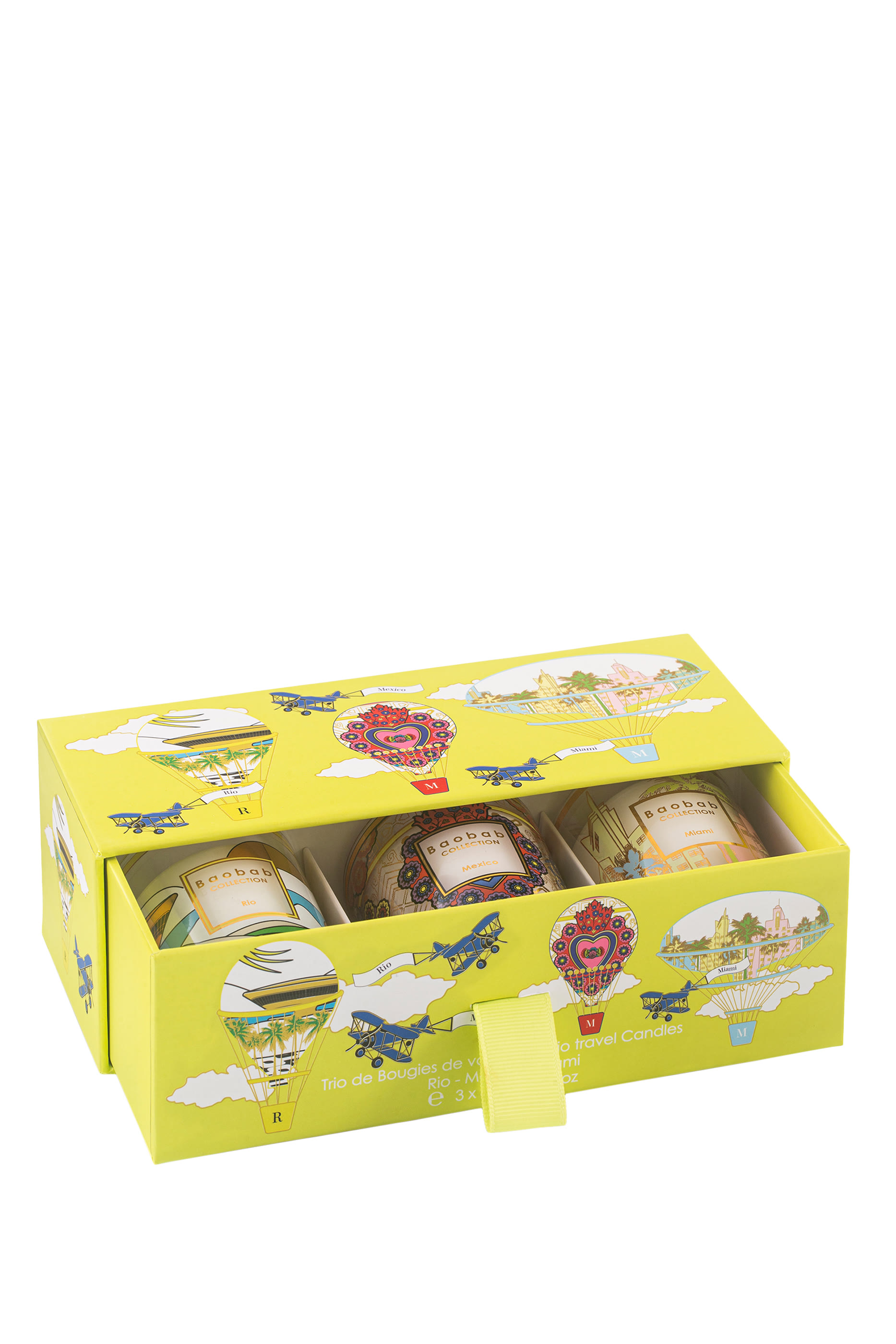 مجموعة شموع ثلاثية ماي فرست باوباب ريو ومكسيكو وميامي