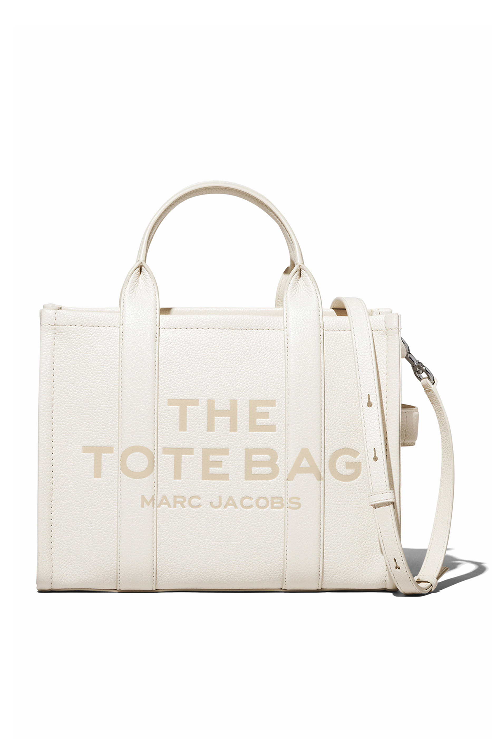 حقيبة يد جلد متوسطة الحجم