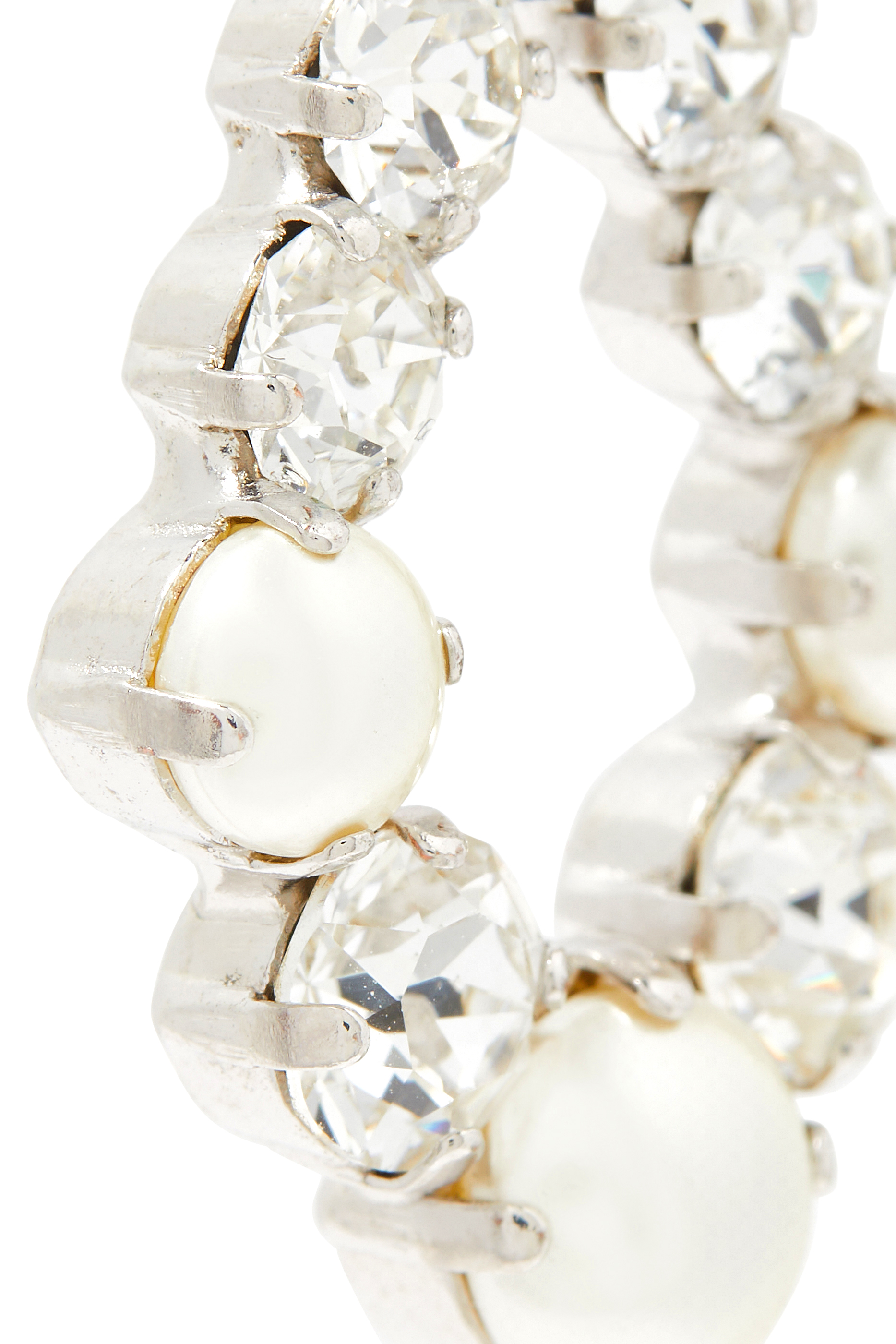 أقراط تيرز اوف جوي مزينة بالكريستال واللؤلؤ روديوم