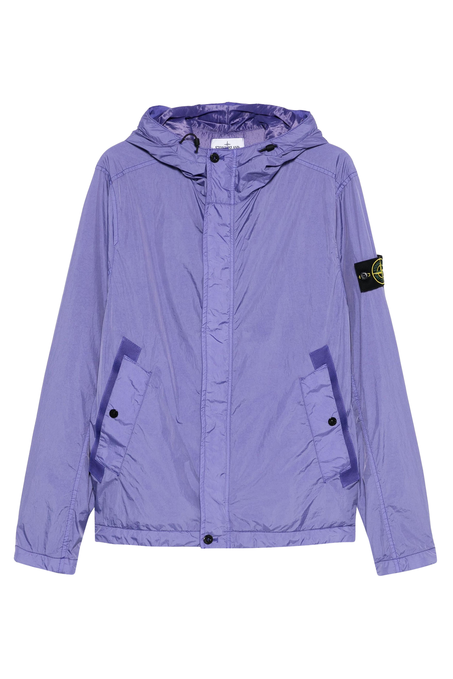 جاكيت بغطاء للرأس قماش مقاوم للماء والرياح