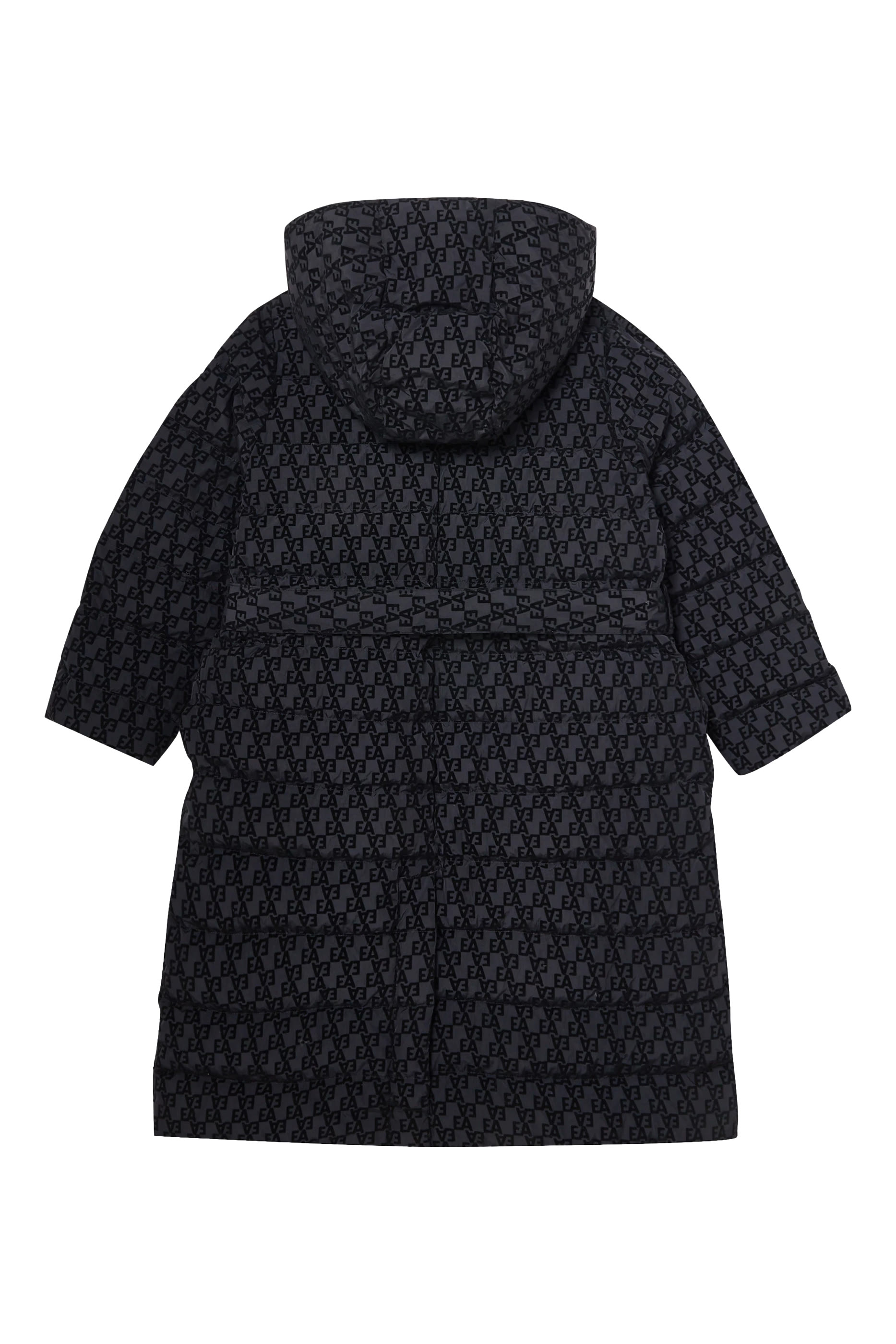 جاكيت طويل بغطاء للرأس للأطفال