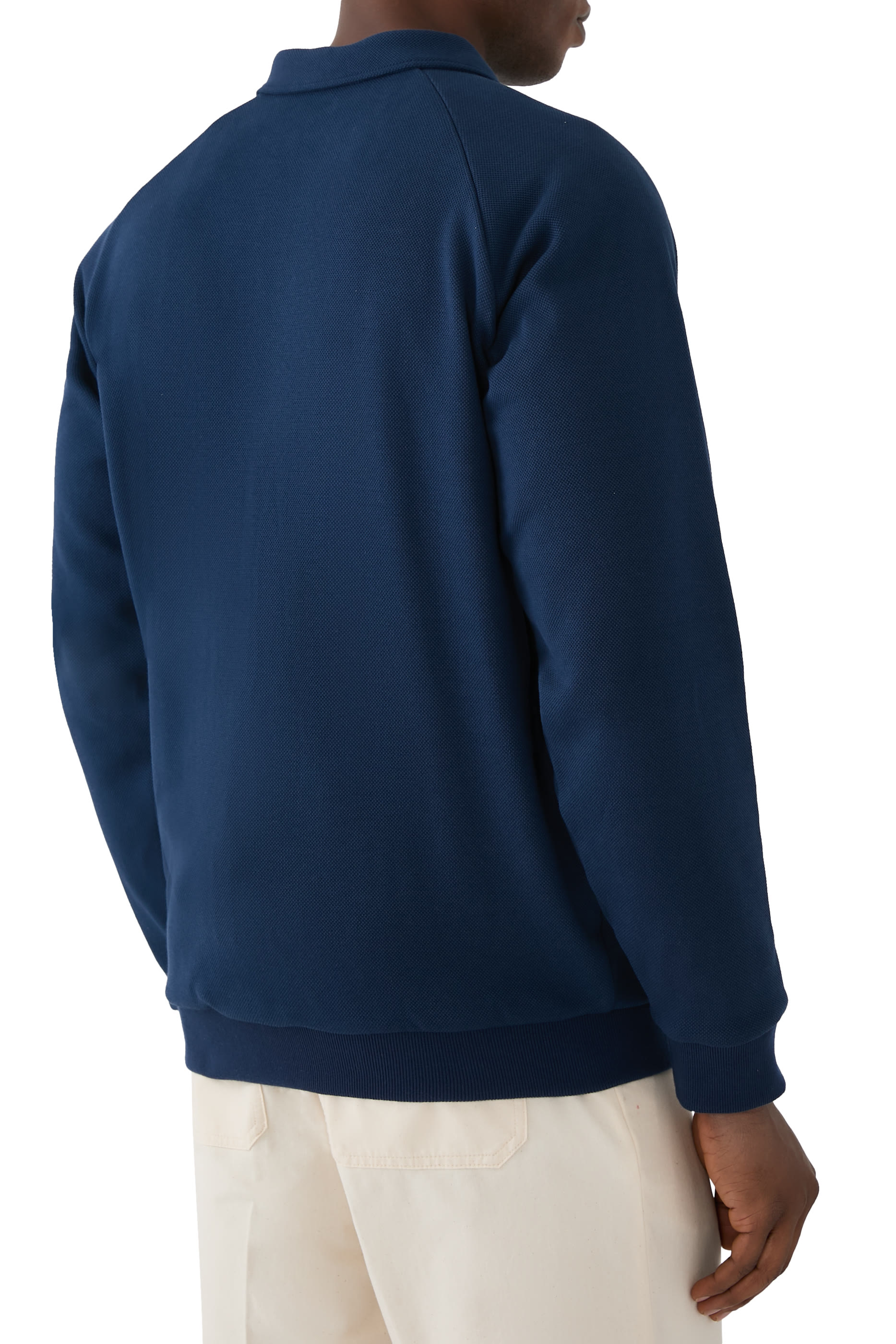 جاكيت بتصميم قميص برقعة شعار الماركة