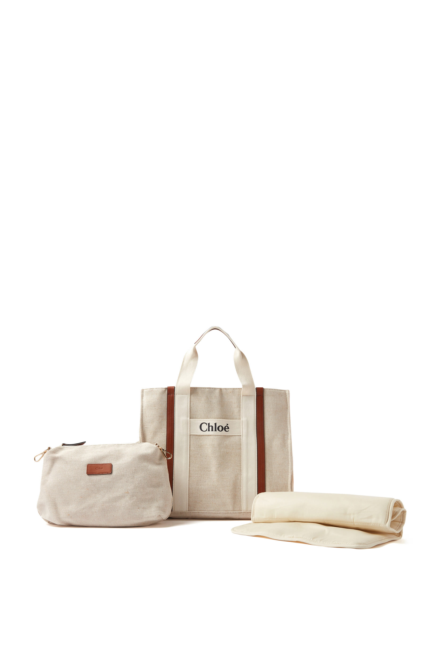 حقيبة لمستلزمات الأطفال بشعار الماركة