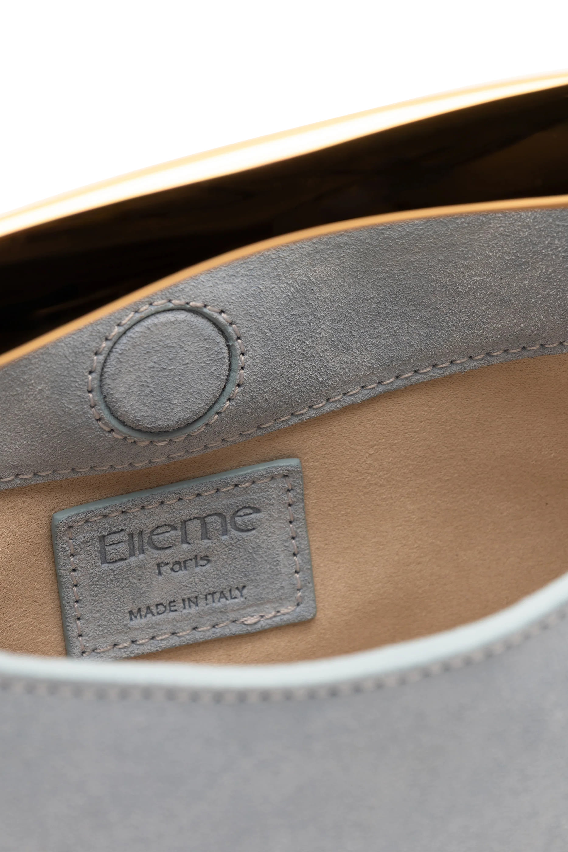  Mini Boomerang Suede Bag