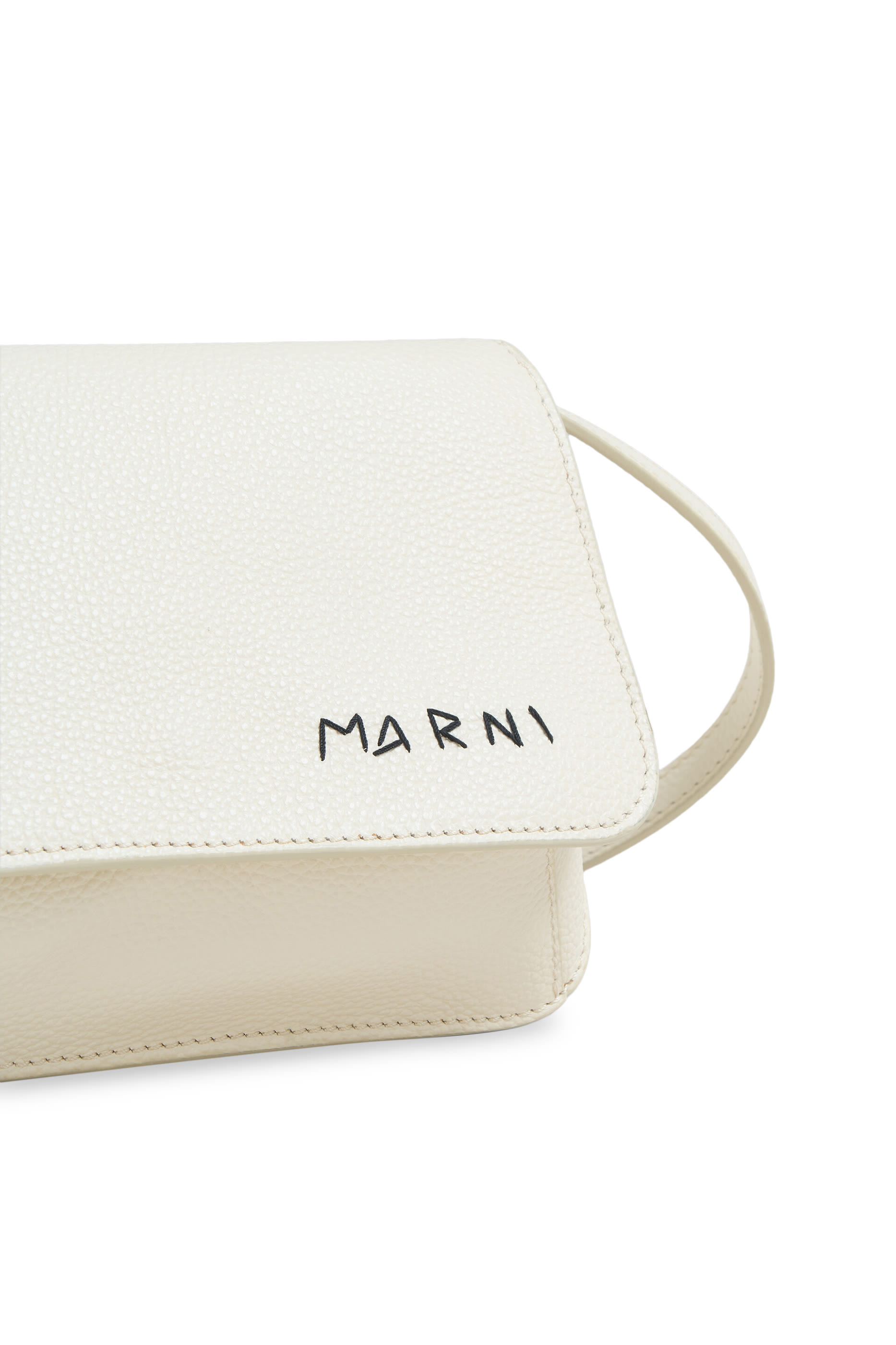 حقيبة كتف مطرزة جلد