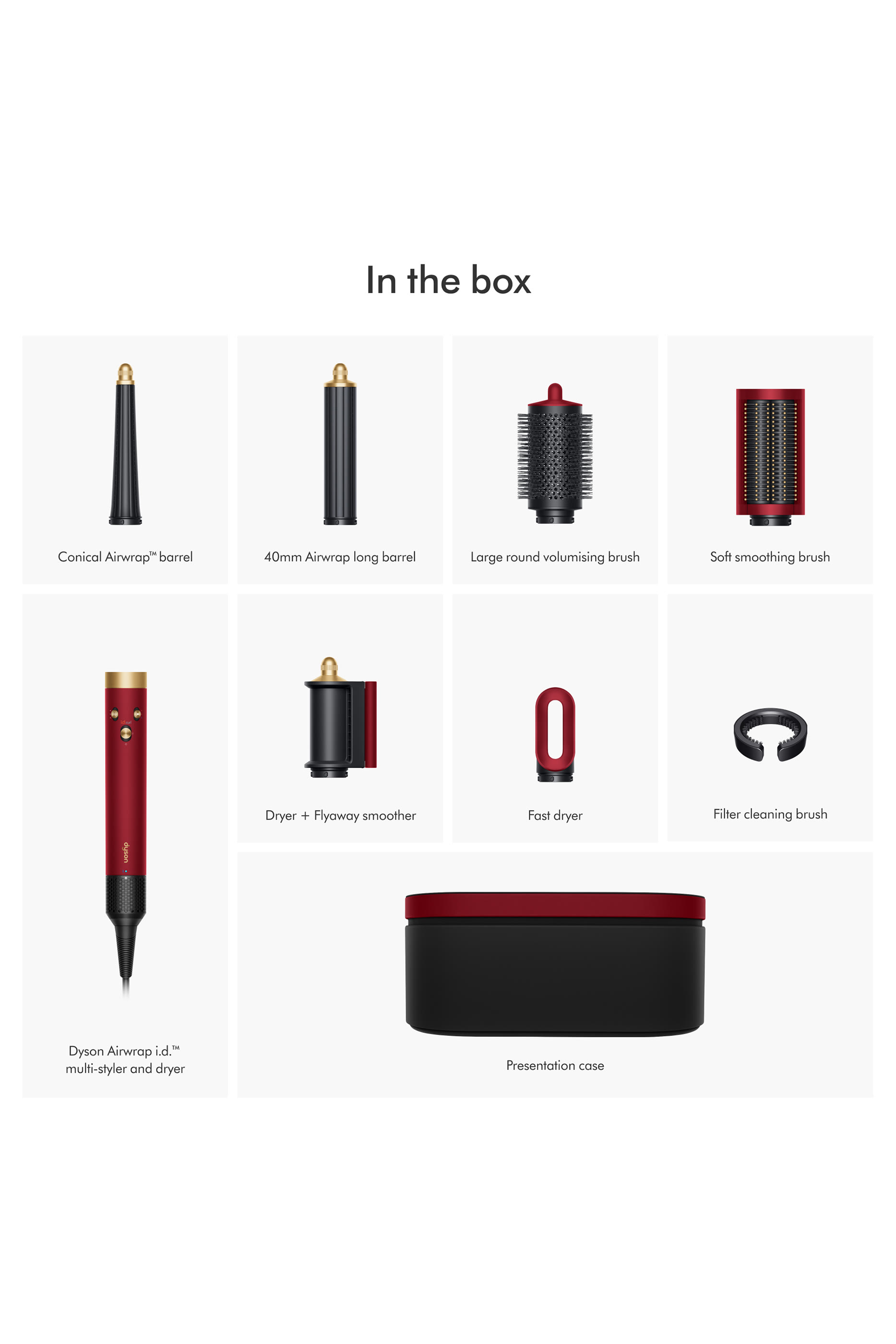 مصفف ومجفف شعر اير راب اي دي متعدد المهام للشعر المستقيم والمموج