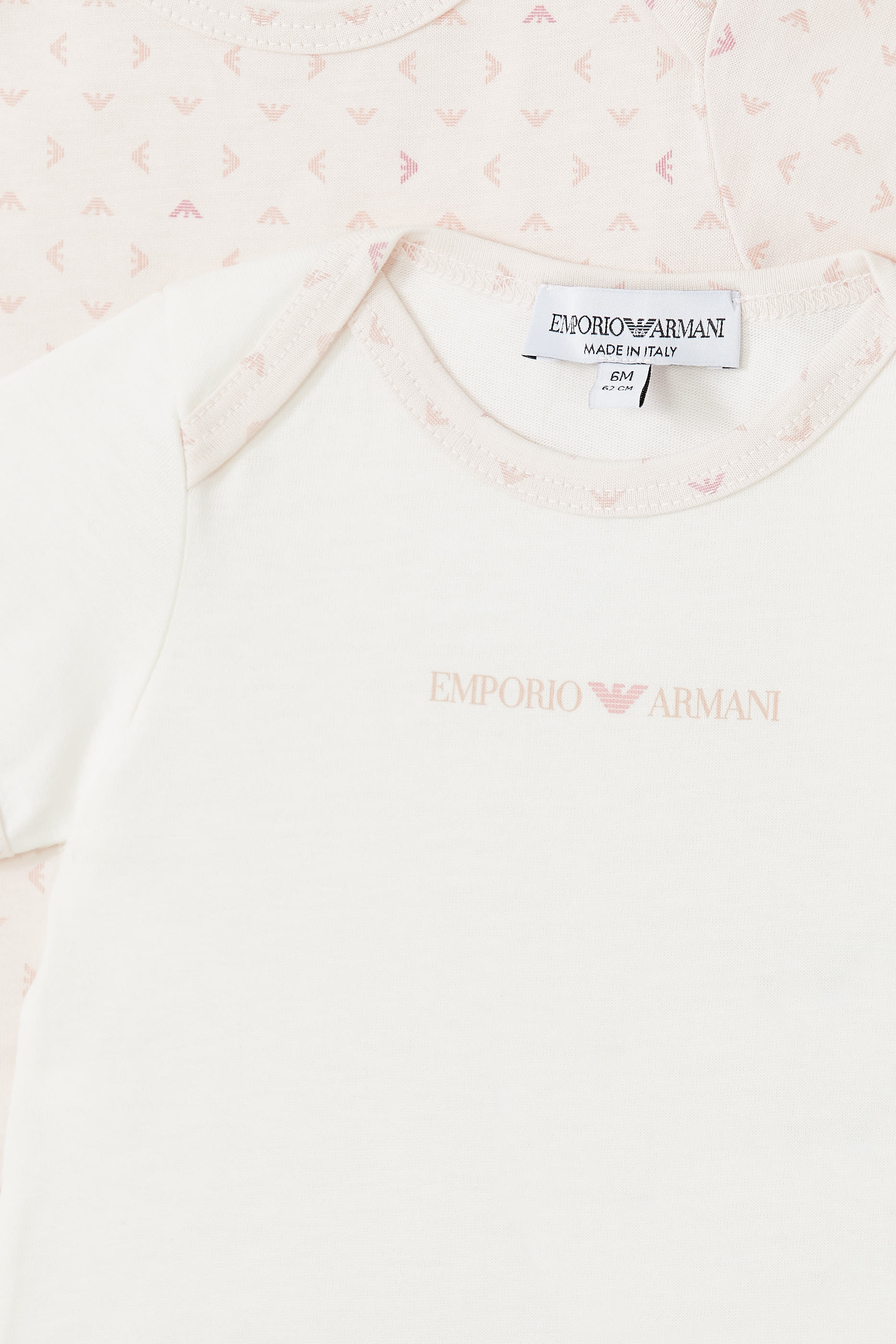 طقم أفرول بأكمام قصيرة بشعار الماركة، قطعتين