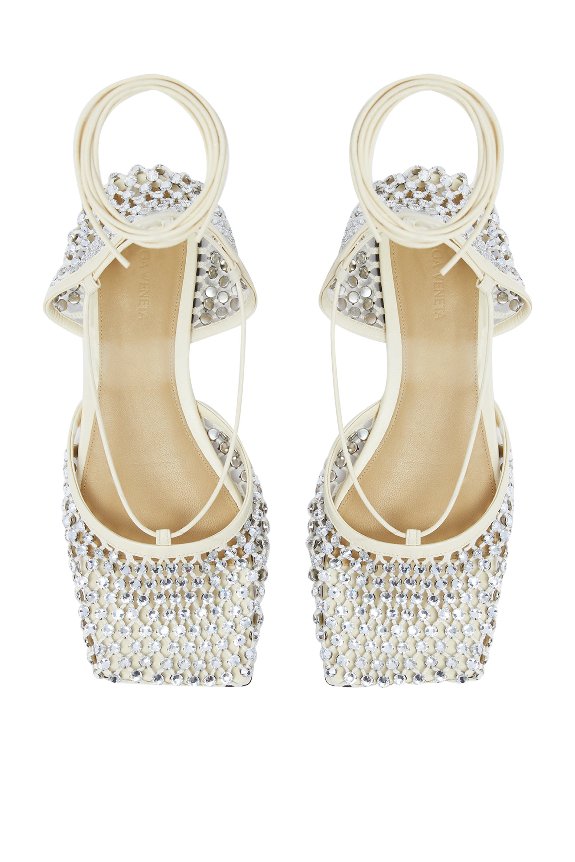 حذاء باليرينا لامع مطاطي بكعب مسطح