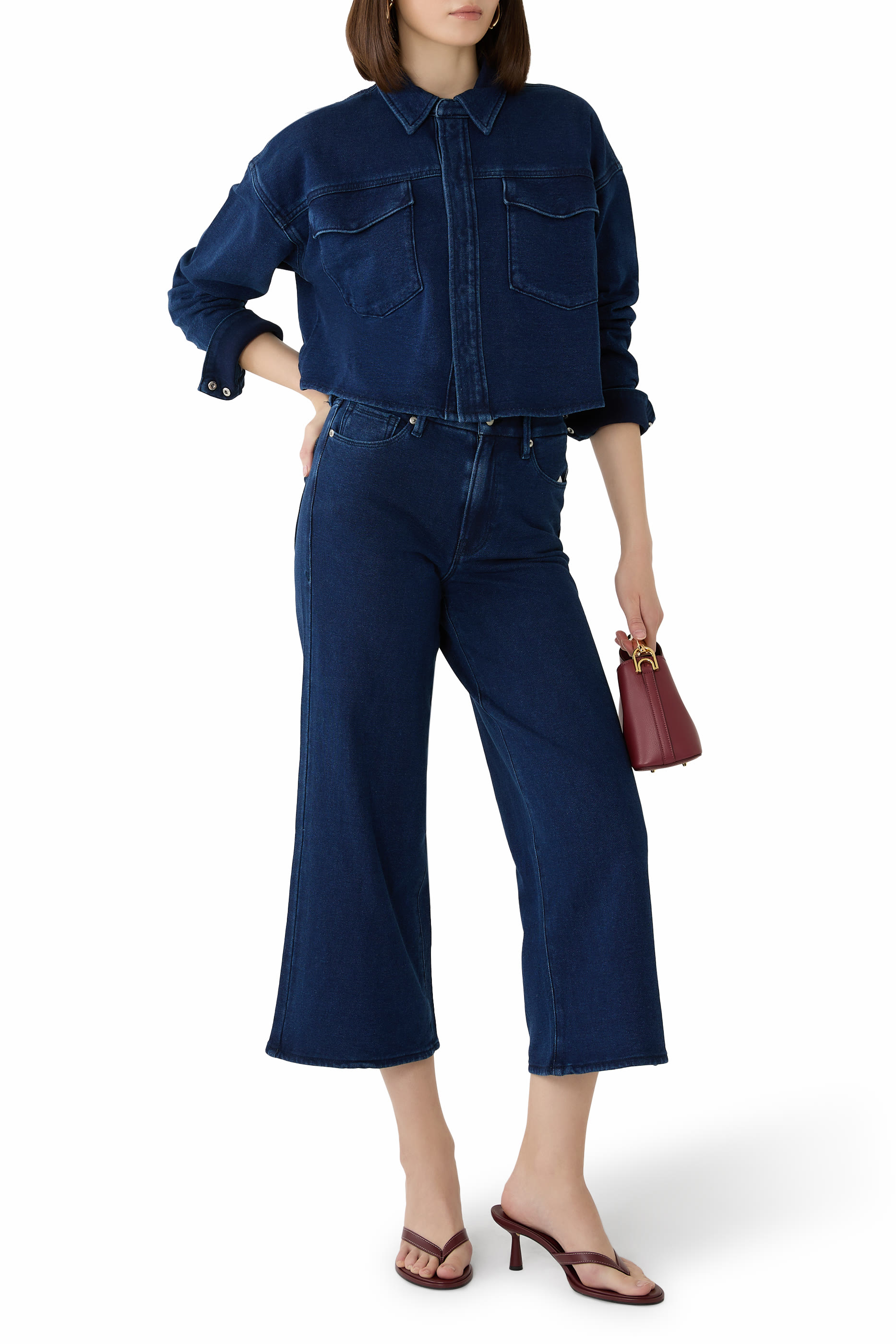 Jeanius Crop Palazzo