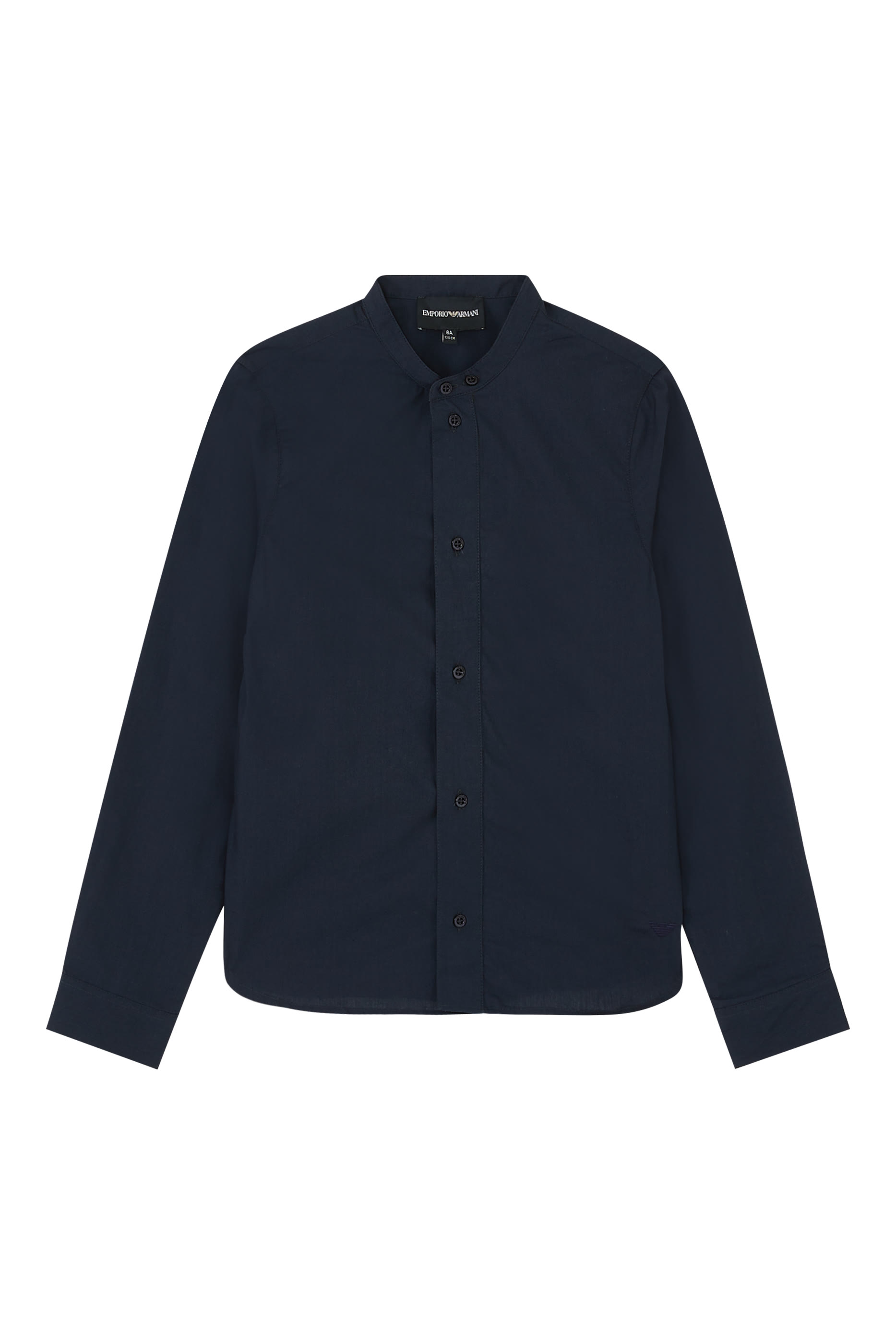 قميص قطن خالص بياقة غورو للأطفال