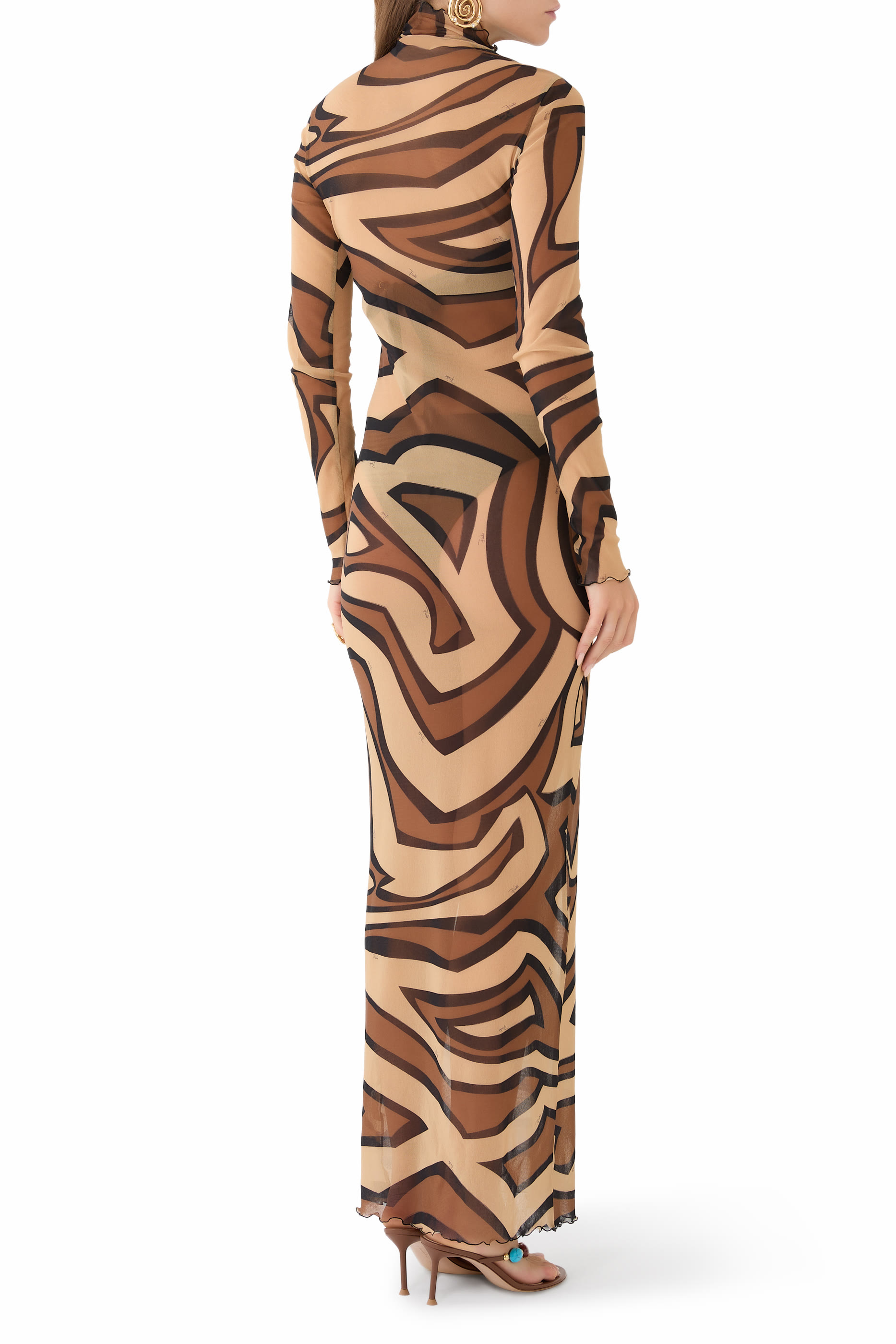 فستان تول بنقشة لابيرينتو