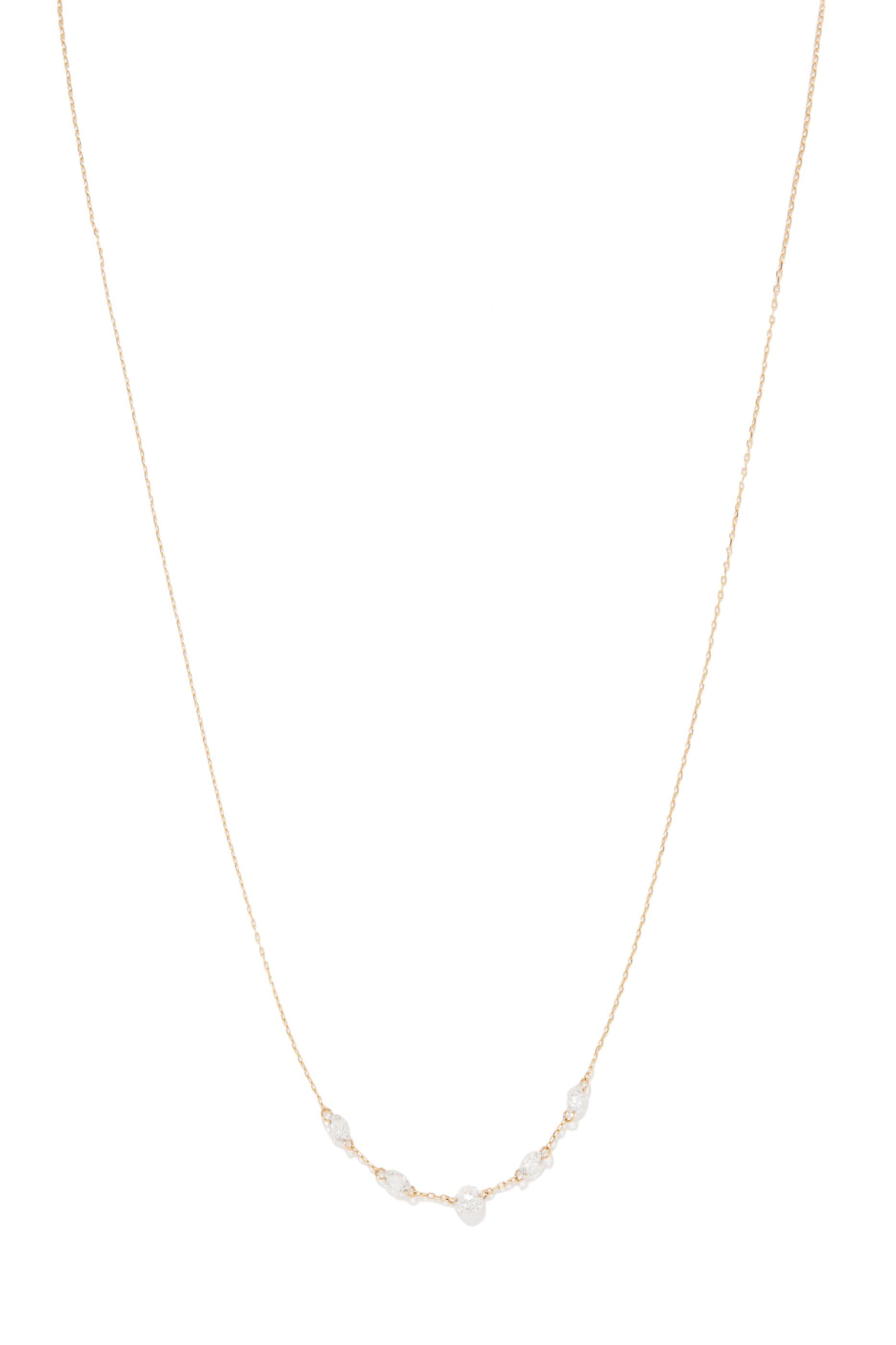 قلادة داناي مرصعة بخمسة ماسات