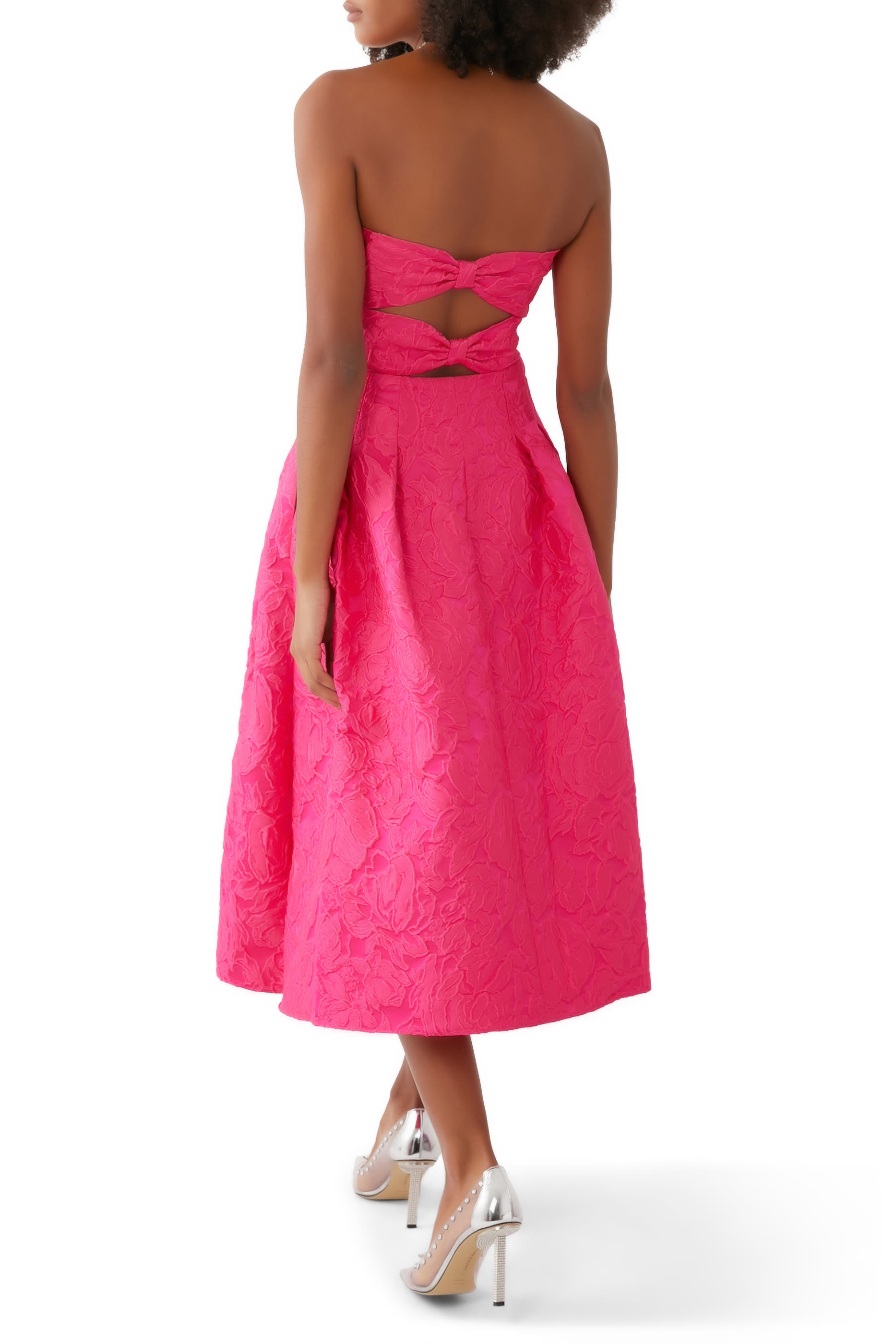 فستان سهرة مارغو بلا حمالات