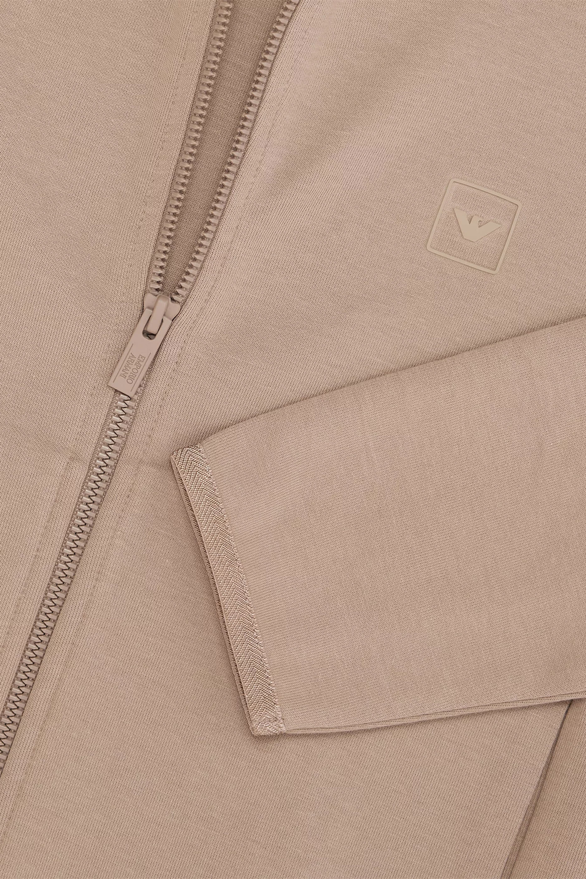 سويت شيرت بغطاء للرأس وشعار الماركة للأطفال