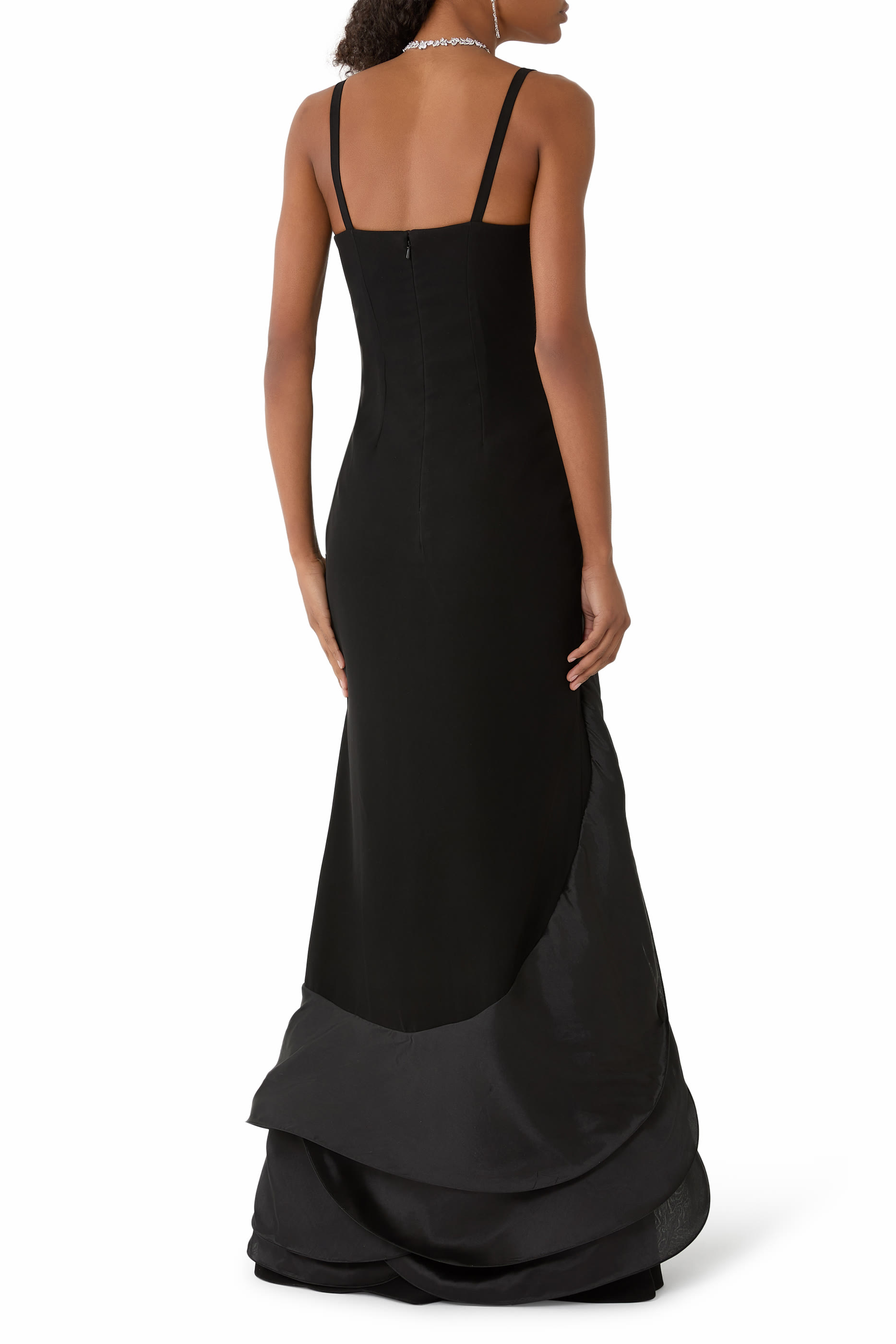 فستان سهرة لونا بفتحة