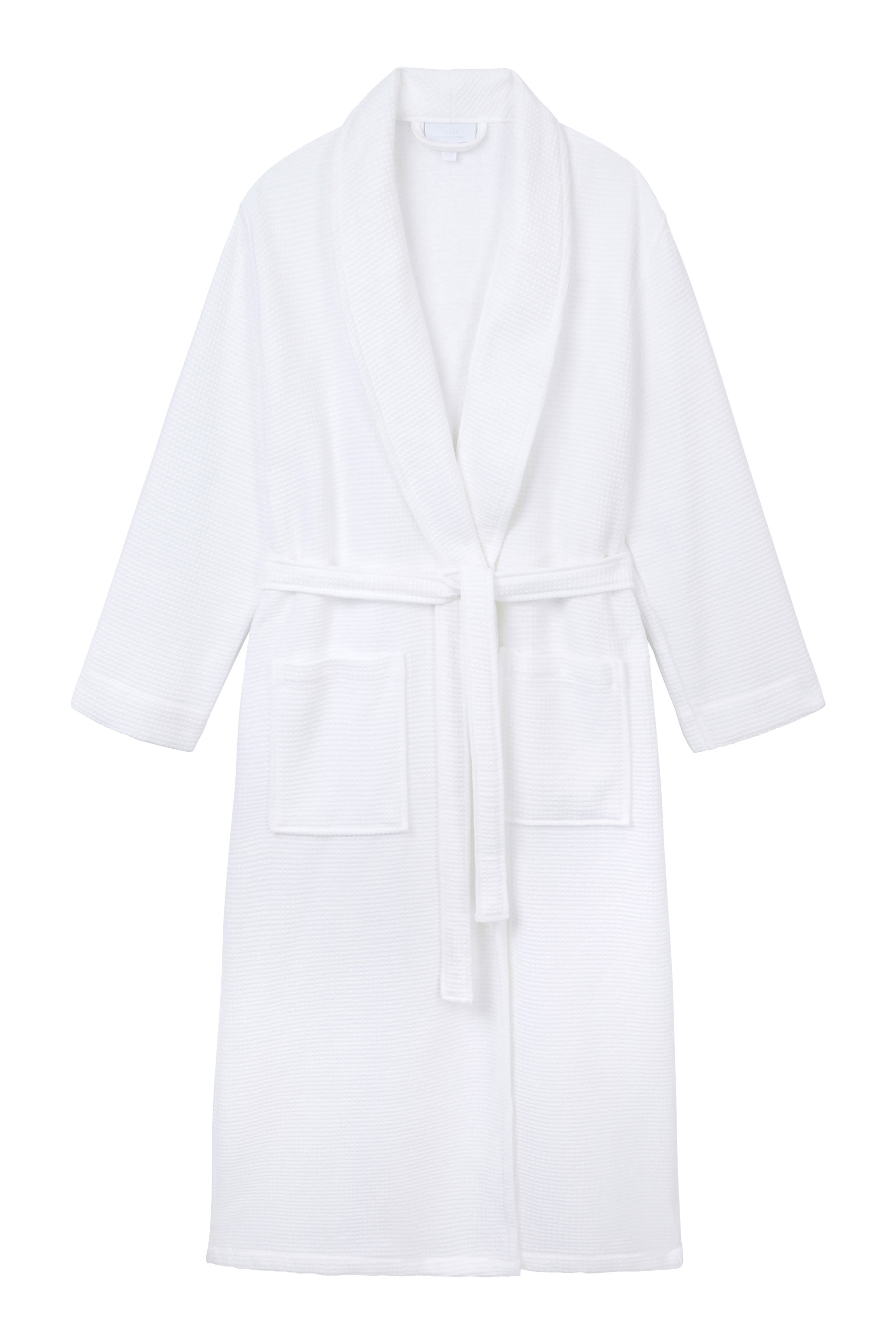 روب حمام بتصميم بوجهين قطن عضوي وافل للجنسين