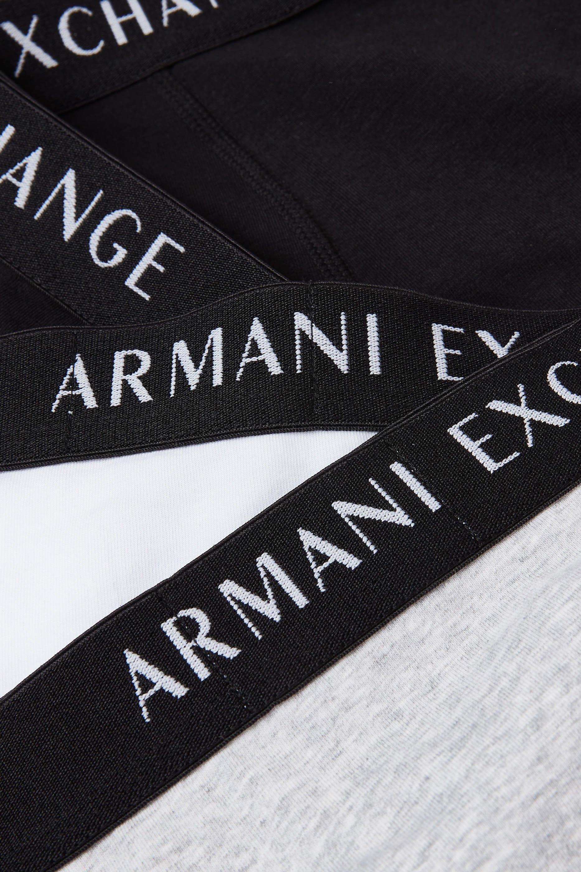 طقم بوكسرات قطن بشعار الماركة، 3 قطع