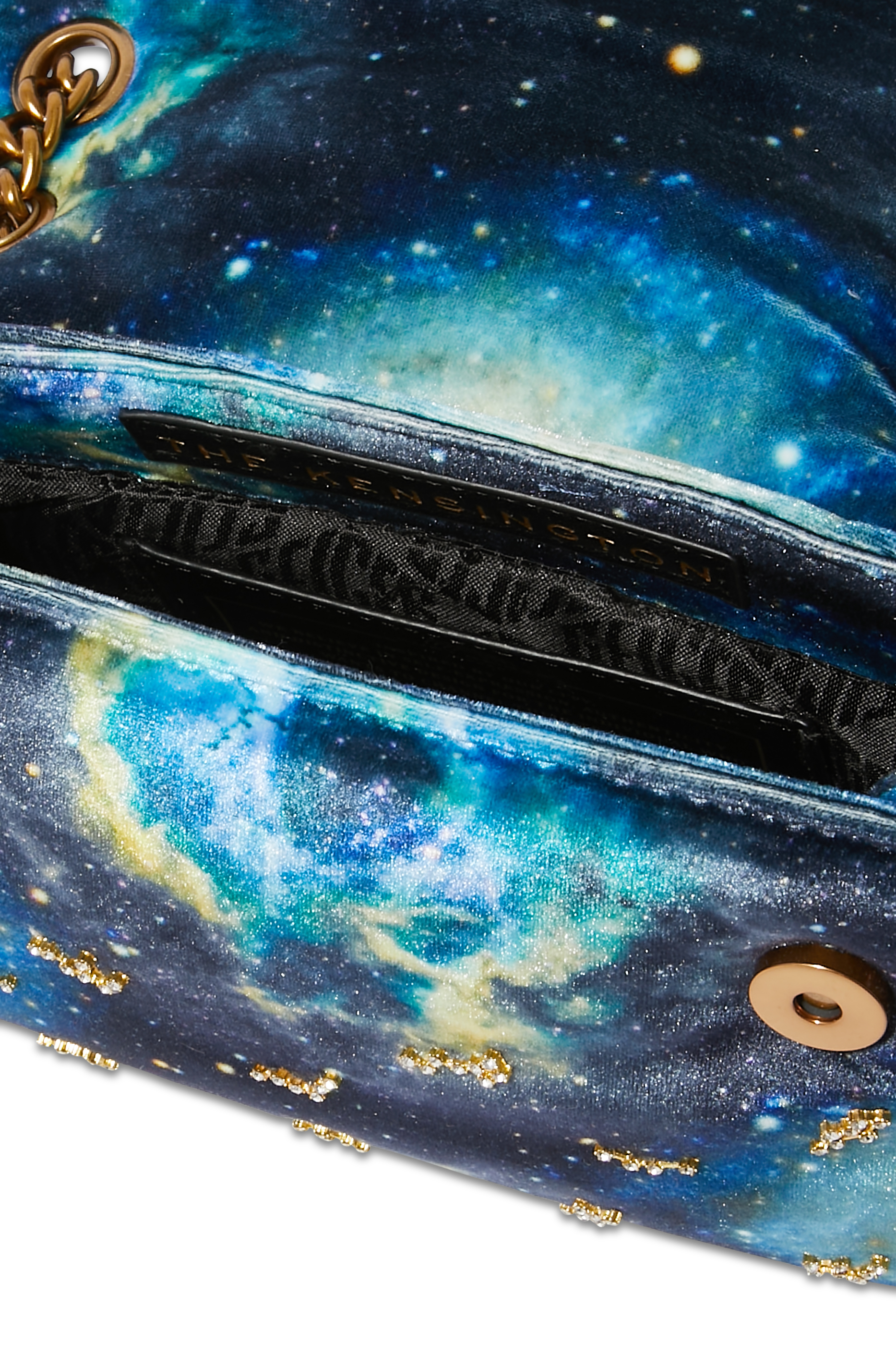 حقيبة كروس بودي كنسينغتون صغيرة مخمل