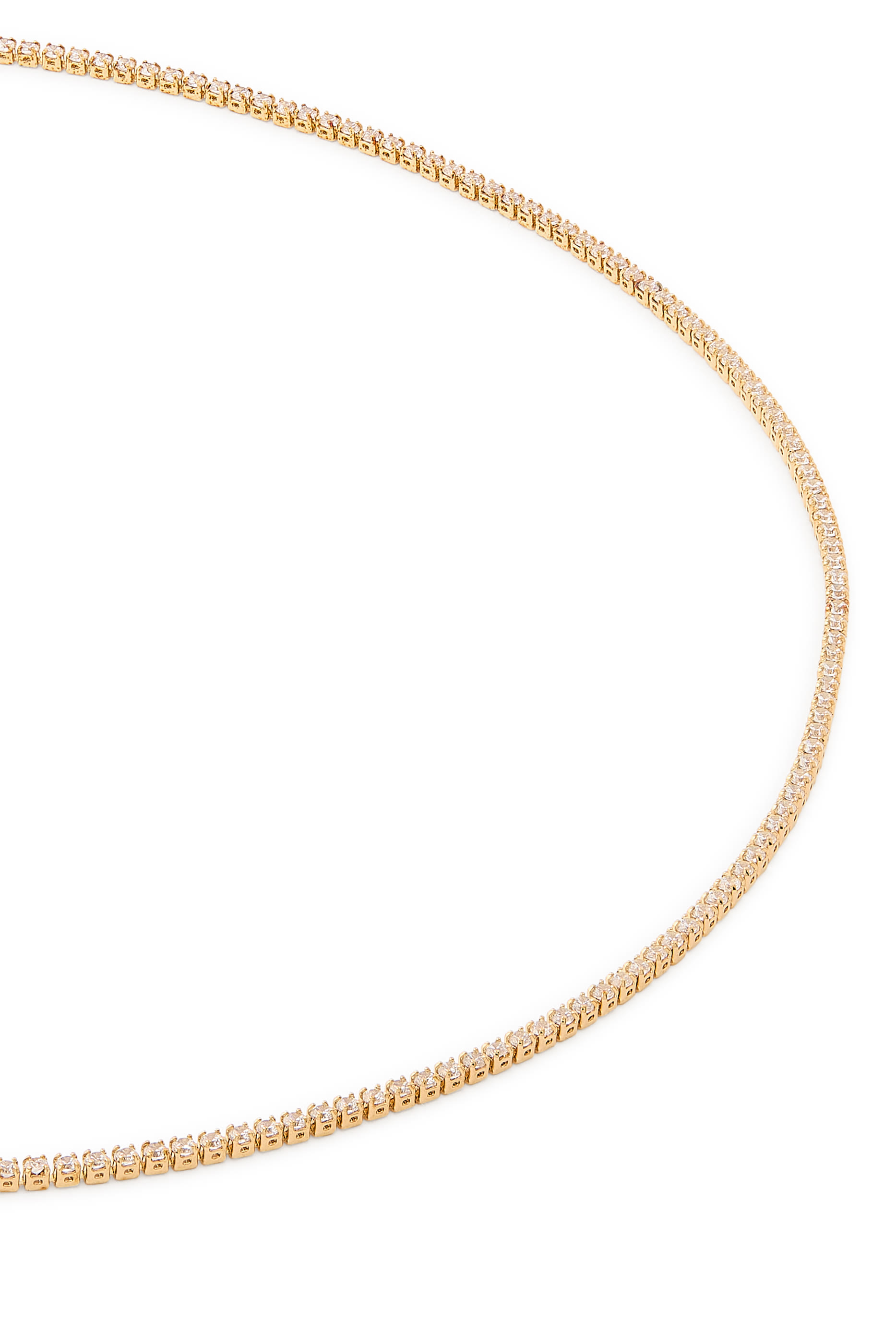 قلادة تنس رفيعة