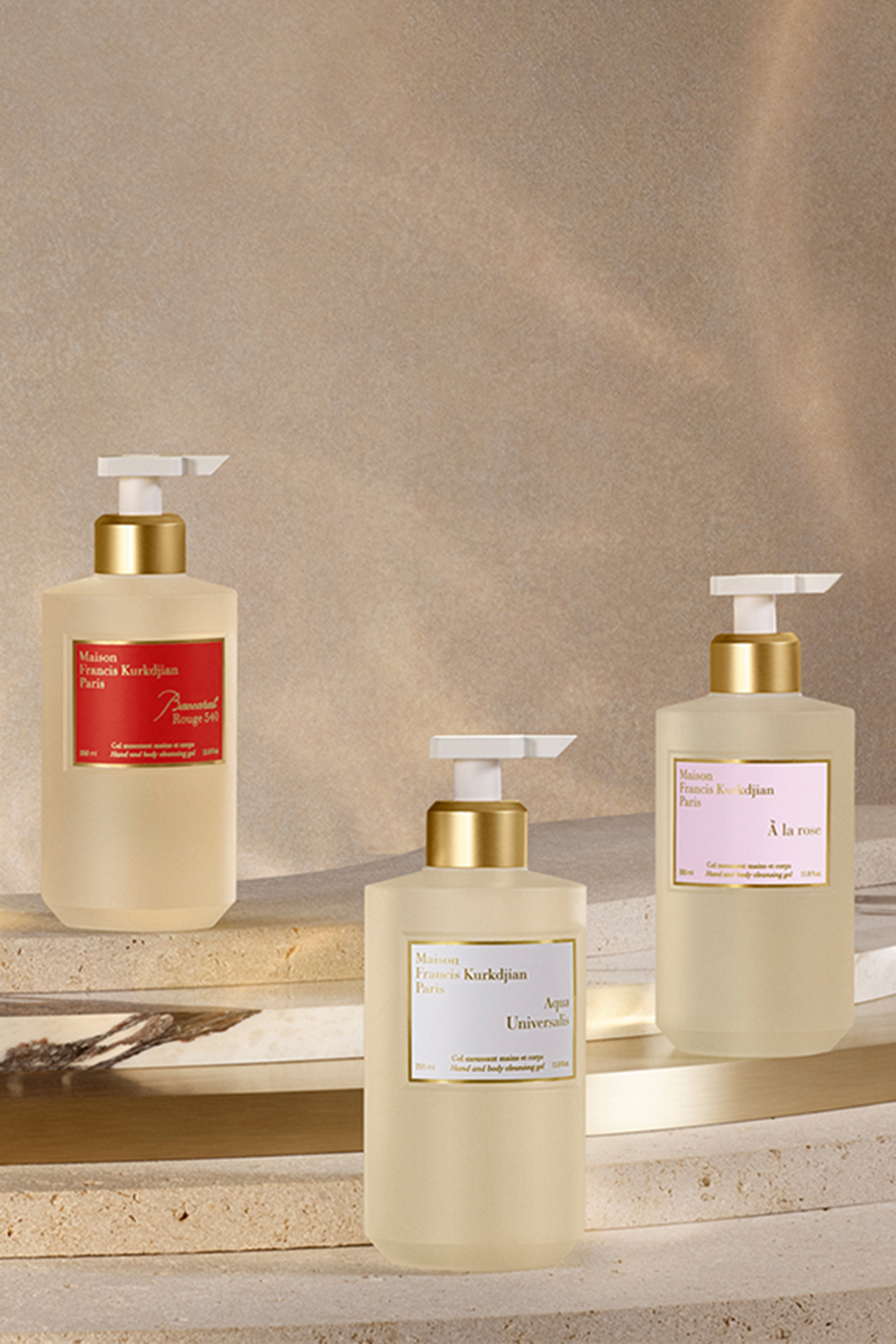 جل باكارات روج 540 منظف لليدين والجسم، 350 ملل