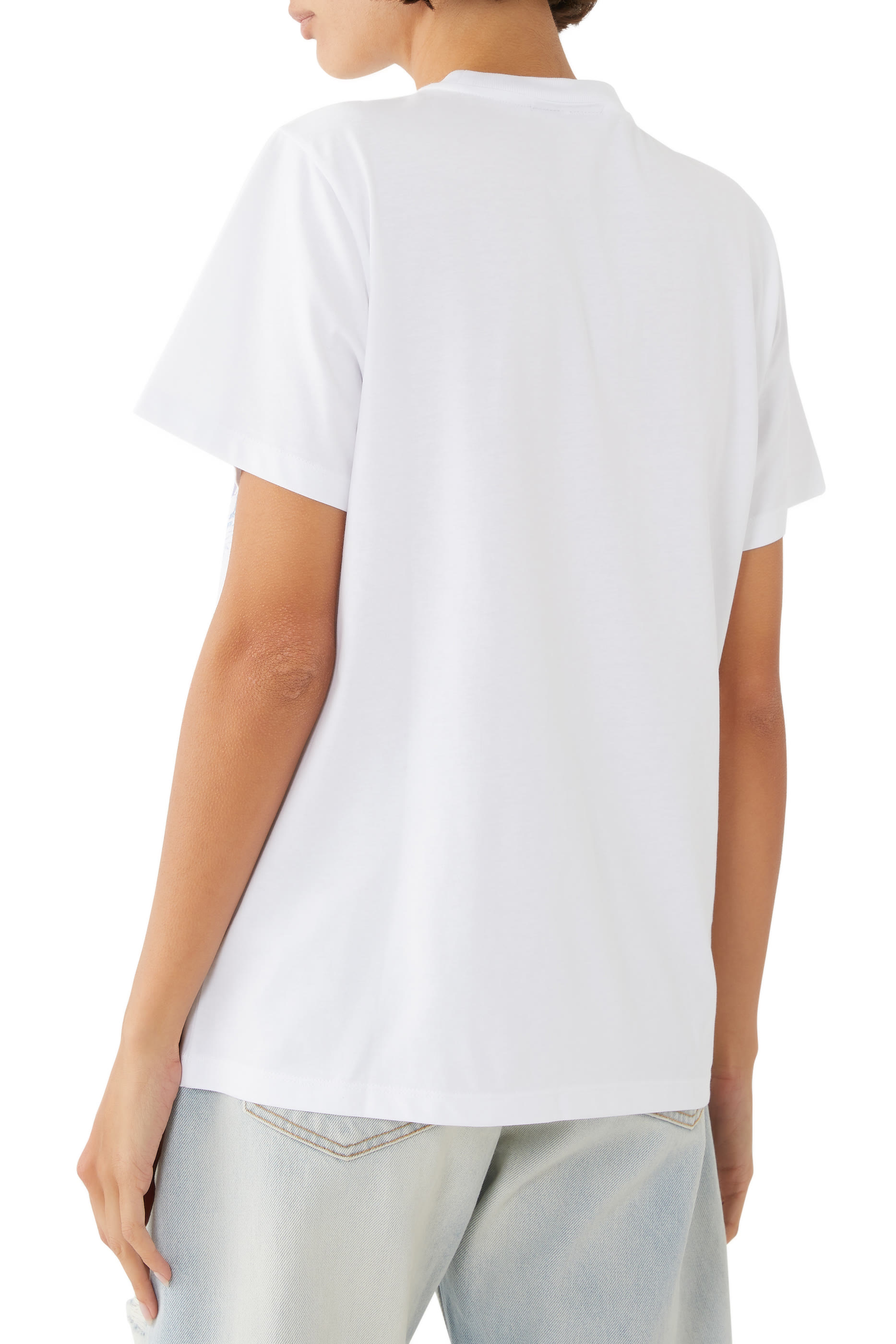 تيشيرت أساسي مريح جرسيه